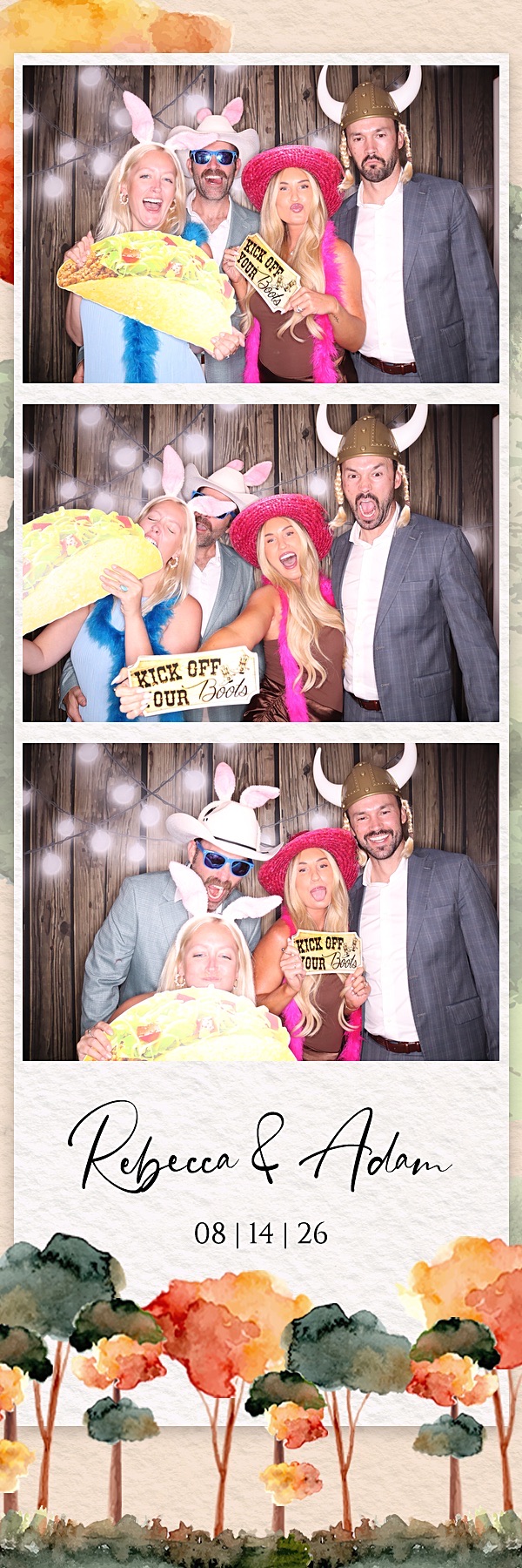 Rebecca and Adam Wedding | View more photos from the event at gallery.photoboothbillings.com/u/PhotoBoothBillings/Rebecca-and-Adam-Wedding