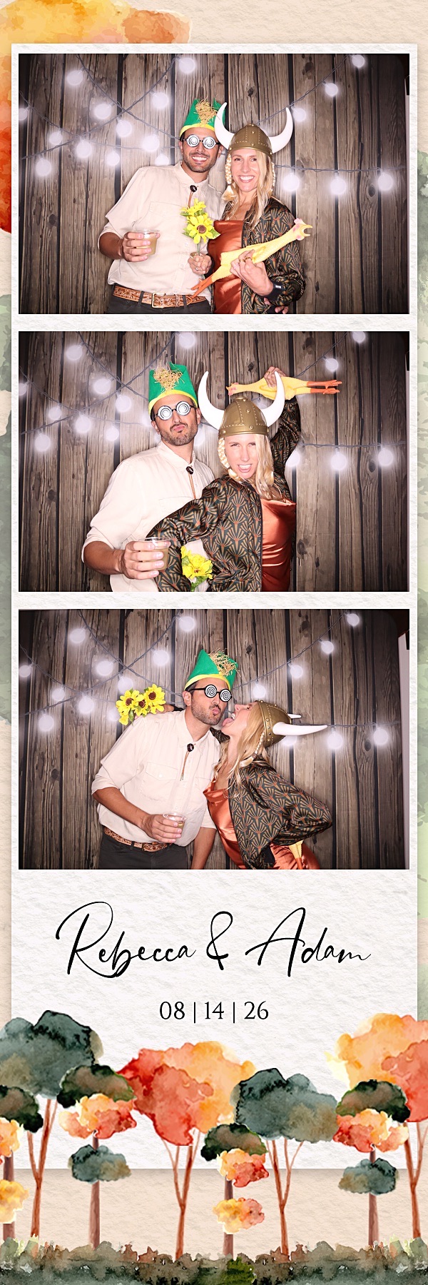 Rebecca and Adam Wedding | View more photos from the event at gallery.photoboothbillings.com/u/PhotoBoothBillings/Rebecca-and-Adam-Wedding