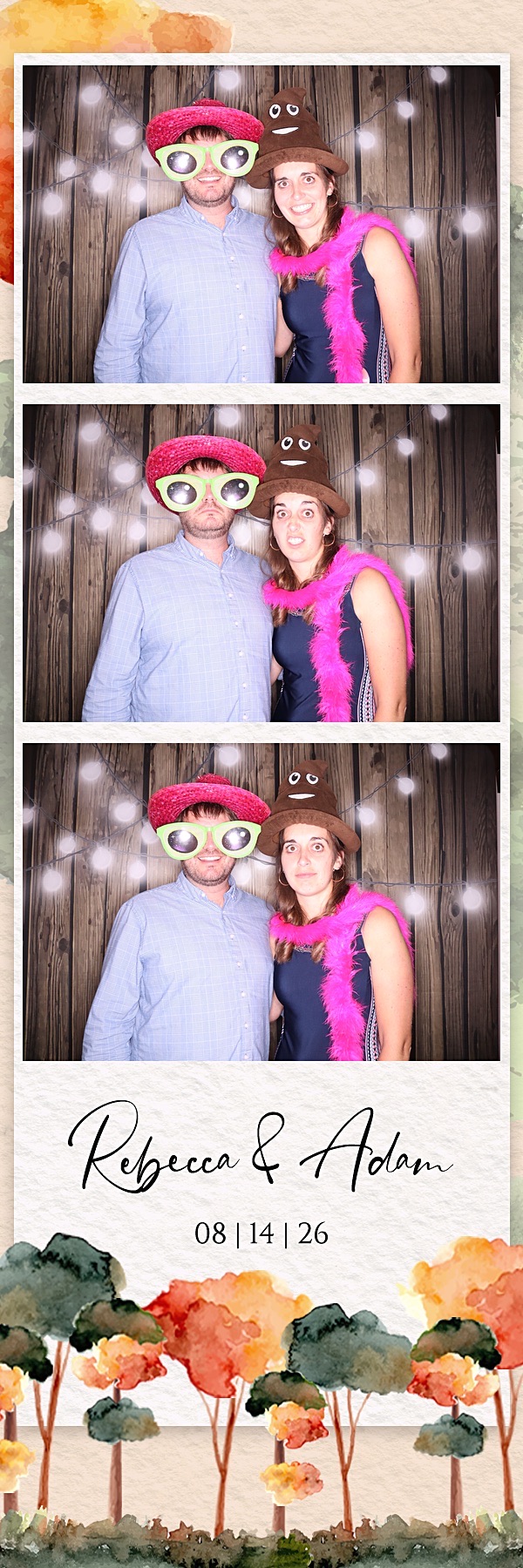Rebecca and Adam Wedding | View more photos from the event at gallery.photoboothbillings.com/u/PhotoBoothBillings/Rebecca-and-Adam-Wedding