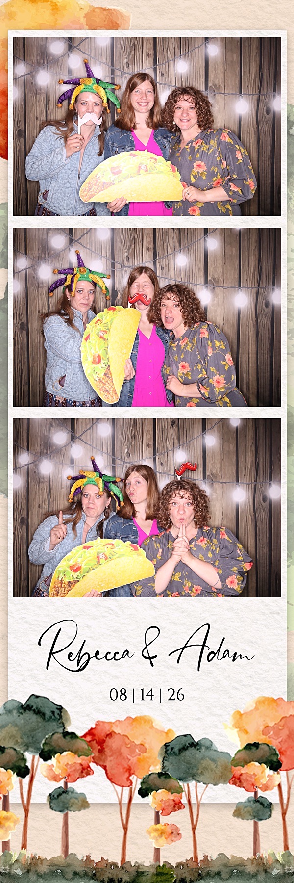 Rebecca and Adam Wedding | View more photos from the event at gallery.photoboothbillings.com/u/PhotoBoothBillings/Rebecca-and-Adam-Wedding