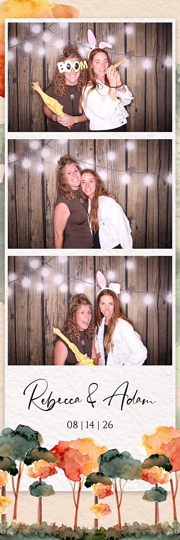 Rebecca and Adam Wedding | View more photos from the event at gallery.photoboothbillings.com/u/PhotoBoothBillings/Rebecca-and-Adam-Wedding