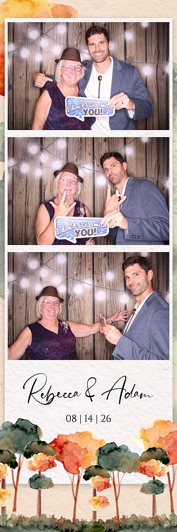 Rebecca and Adam Wedding | View more photos from the event at gallery.photoboothbillings.com/u/PhotoBoothBillings/Rebecca-and-Adam-Wedding