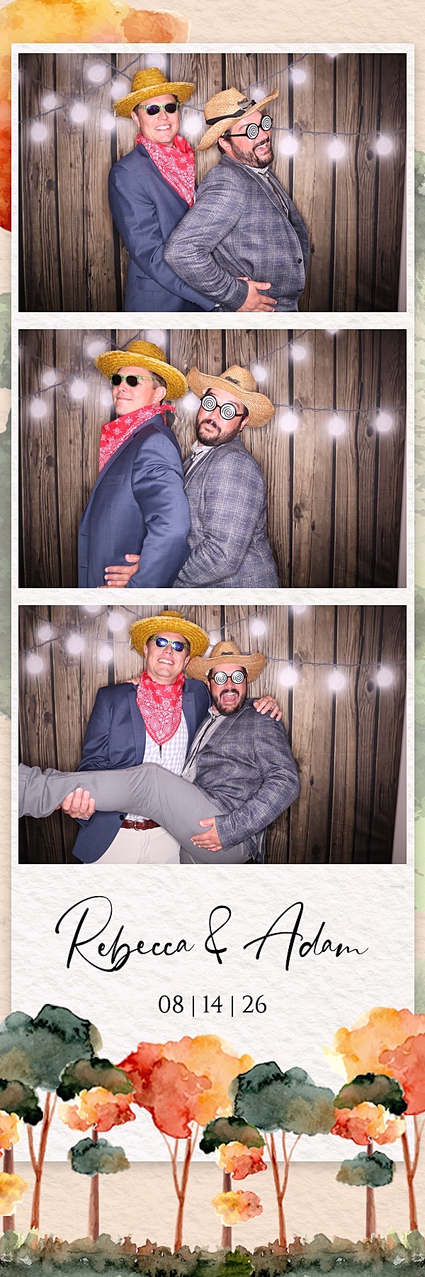 Rebecca and Adam Wedding | View more photos from the event at gallery.photoboothbillings.com/u/PhotoBoothBillings/Rebecca-and-Adam-Wedding