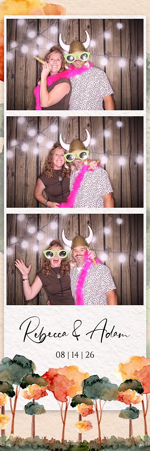 Rebecca and Adam Wedding | View more photos from the event at gallery.photoboothbillings.com/u/PhotoBoothBillings/Rebecca-and-Adam-Wedding