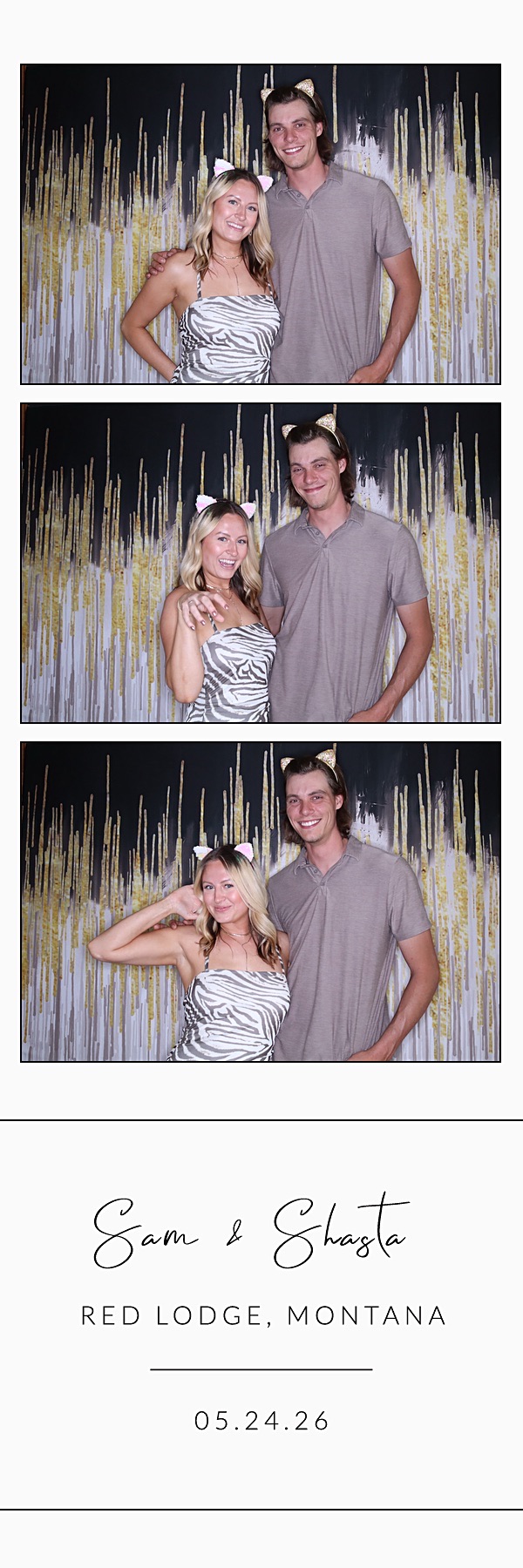 Sam and Shasta | View more photos from the event at gallery.photoboothbillings.com/u/PhotoBoothBillings/Sam-and-Shasta