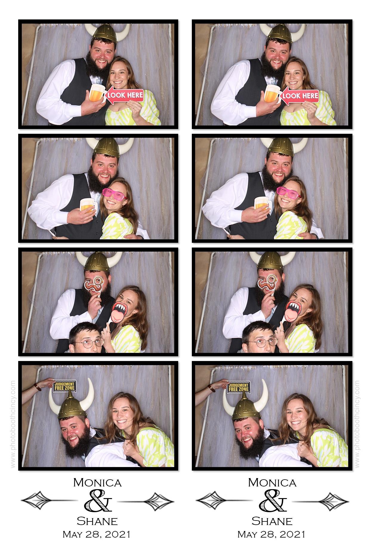Monica & Shane | View more photos from the event at gallery.photoboothcincy.com/u/PhotoBoothCincy/Monica-Shane