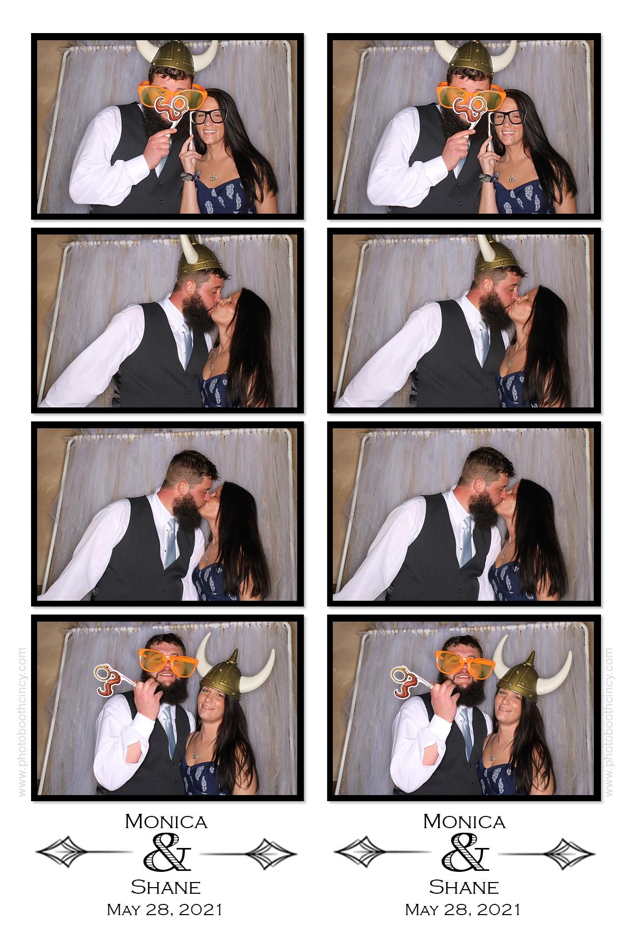 Monica & Shane | View more photos from the event at gallery.photoboothcincy.com/u/PhotoBoothCincy/Monica-Shane