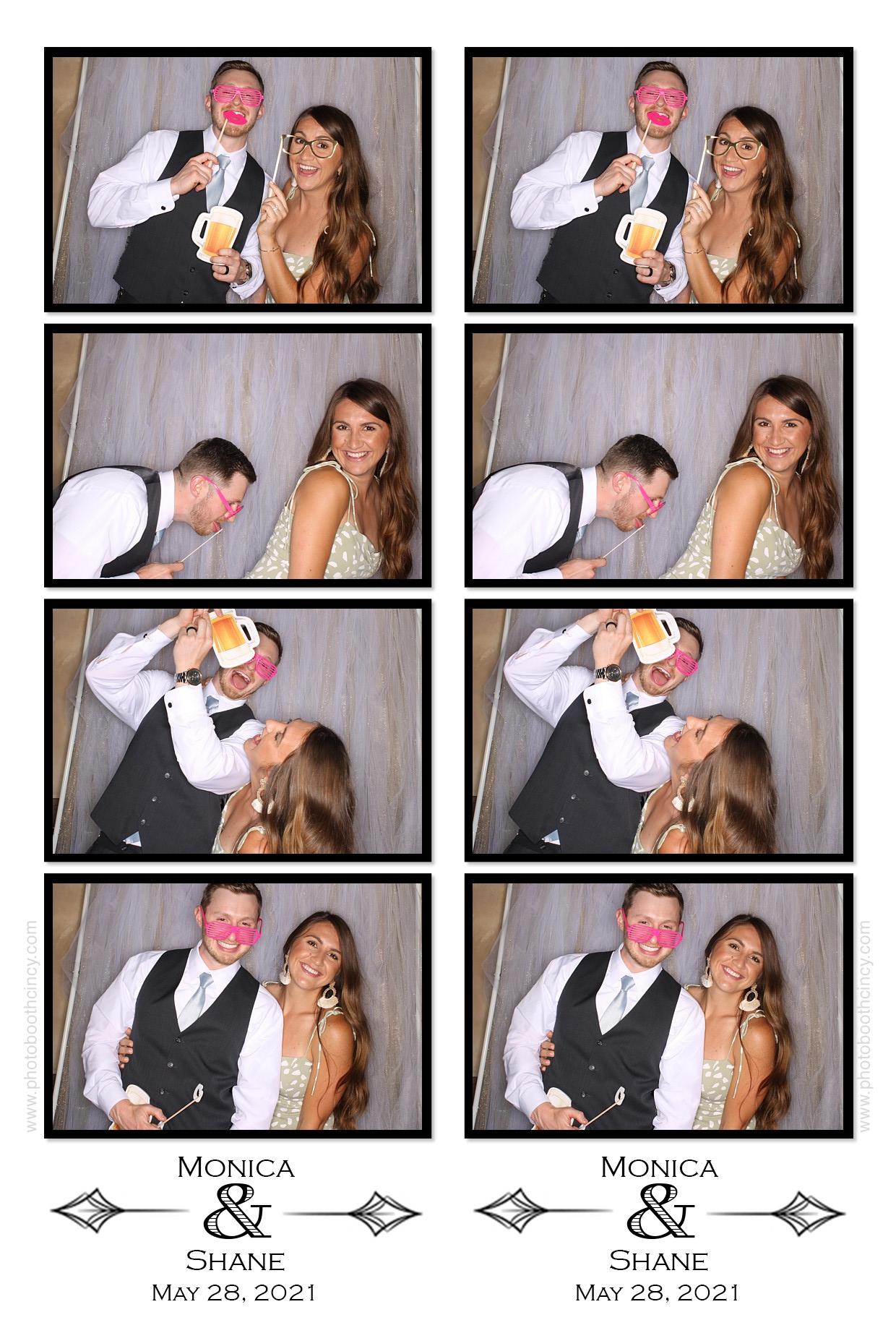 Monica & Shane | View more photos from the event at gallery.photoboothcincy.com/u/PhotoBoothCincy/Monica-Shane