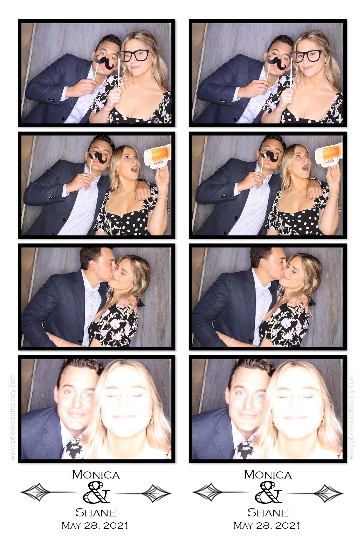 Monica & Shane | View more photos from the event at gallery.photoboothcincy.com/u/PhotoBoothCincy/Monica-Shane