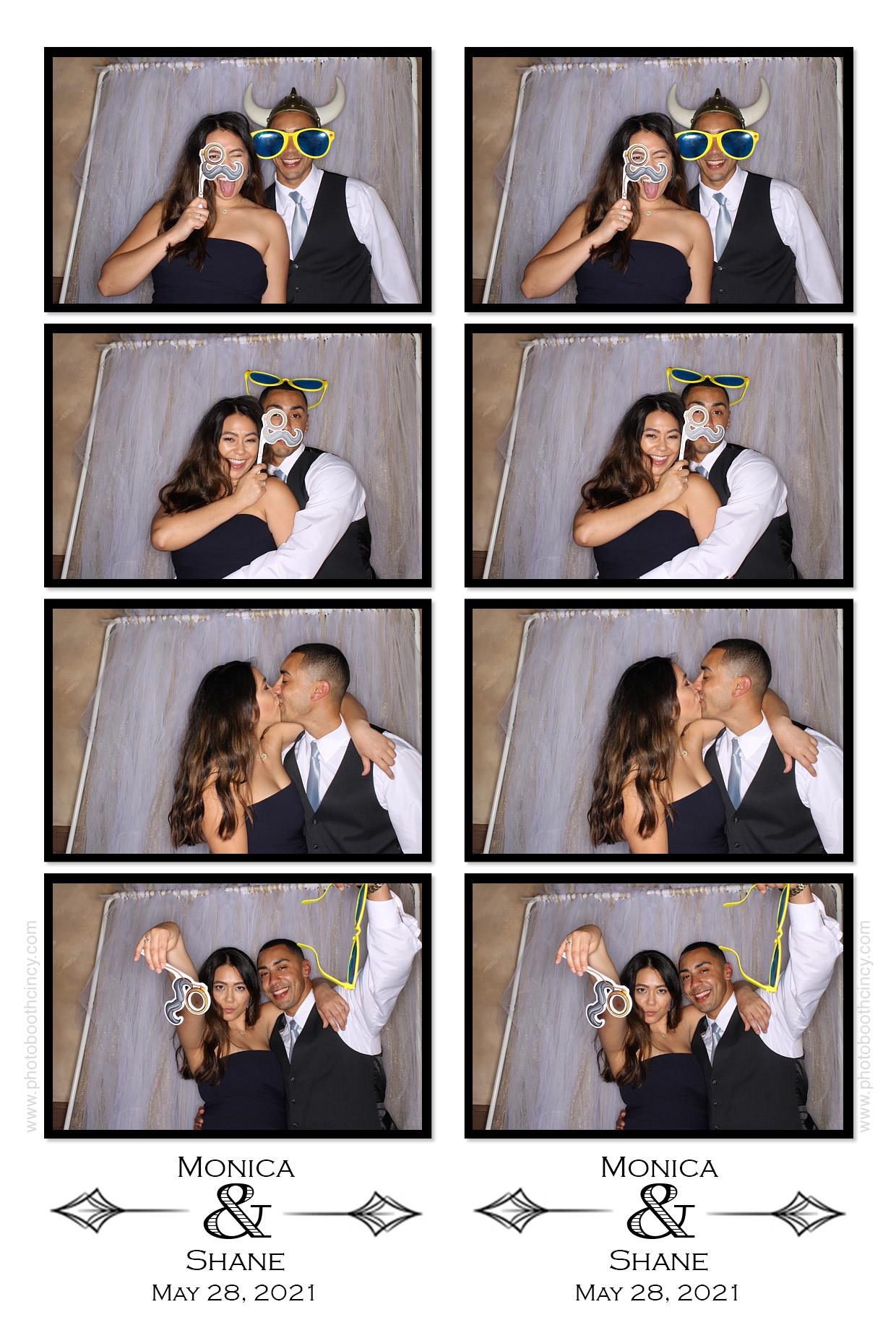 Monica & Shane | View more photos from the event at gallery.photoboothcincy.com/u/PhotoBoothCincy/Monica-Shane
