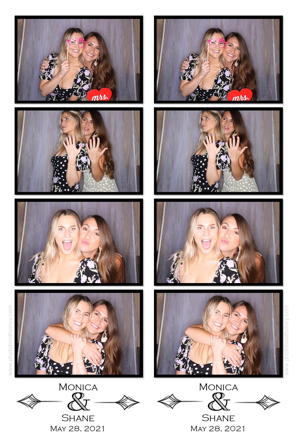 Monica & Shane | View more photos from the event at gallery.photoboothcincy.com/u/PhotoBoothCincy/Monica-Shane