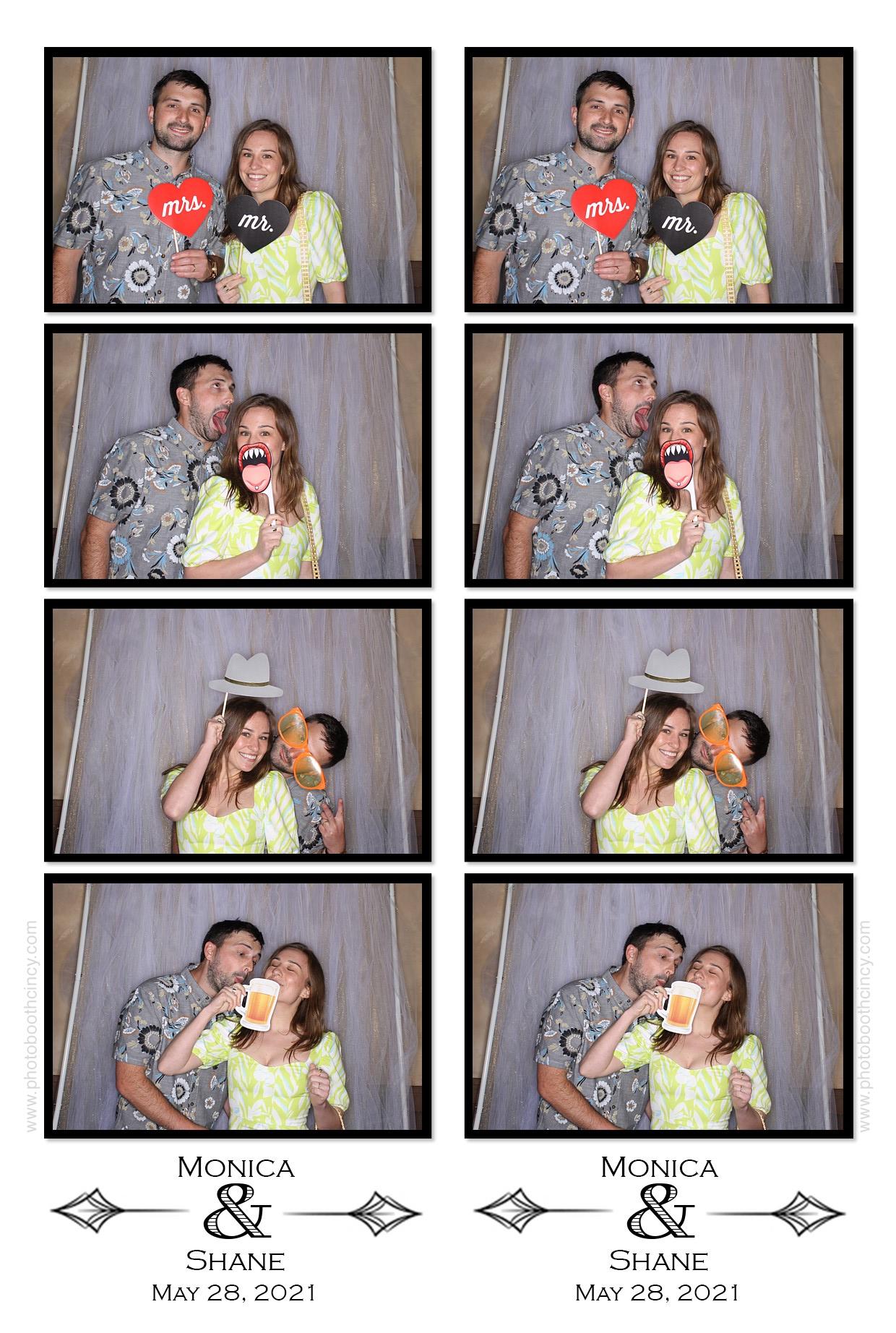 Monica & Shane | View more photos from the event at gallery.photoboothcincy.com/u/PhotoBoothCincy/Monica-Shane