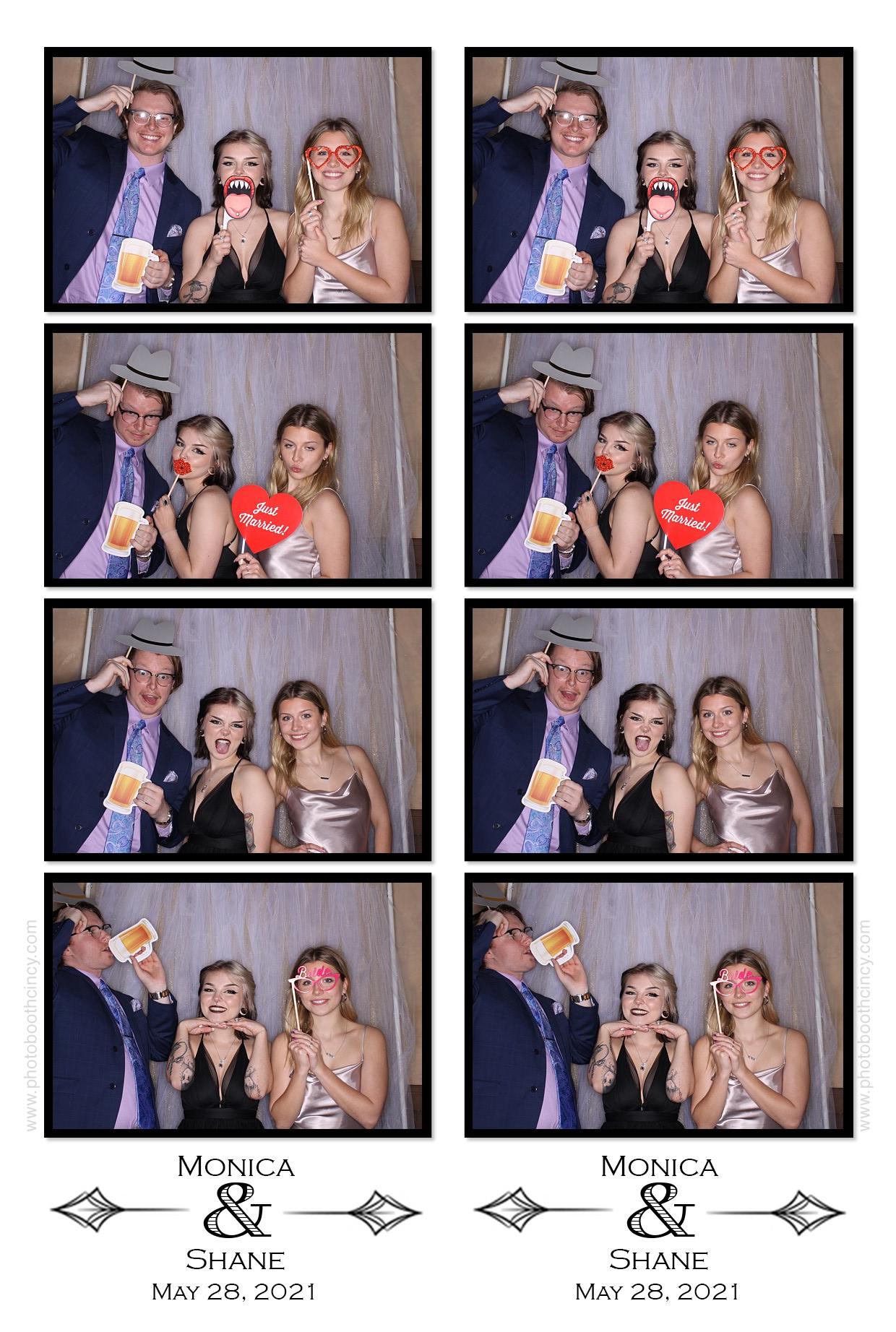 Monica & Shane | View more photos from the event at gallery.photoboothcincy.com/u/PhotoBoothCincy/Monica-Shane