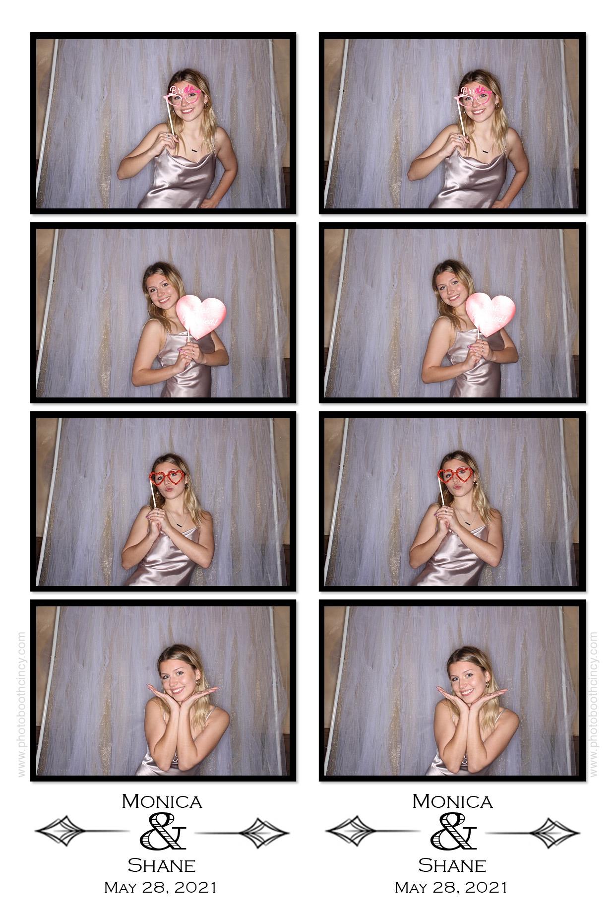 Monica & Shane | View more photos from the event at gallery.photoboothcincy.com/u/PhotoBoothCincy/Monica-Shane