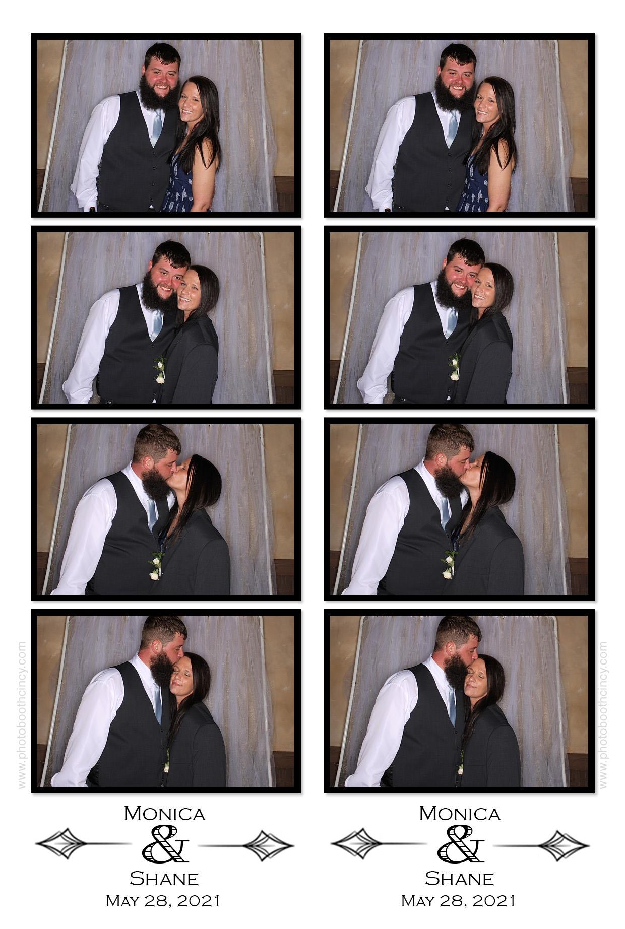 Monica & Shane | View more photos from the event at gallery.photoboothcincy.com/u/PhotoBoothCincy/Monica-Shane