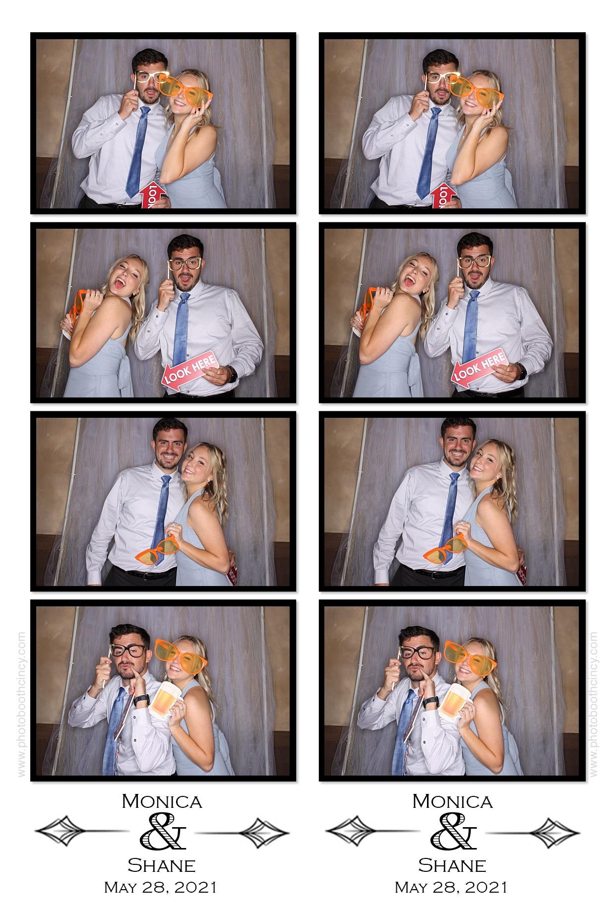 Monica & Shane | View more photos from the event at gallery.photoboothcincy.com/u/PhotoBoothCincy/Monica-Shane