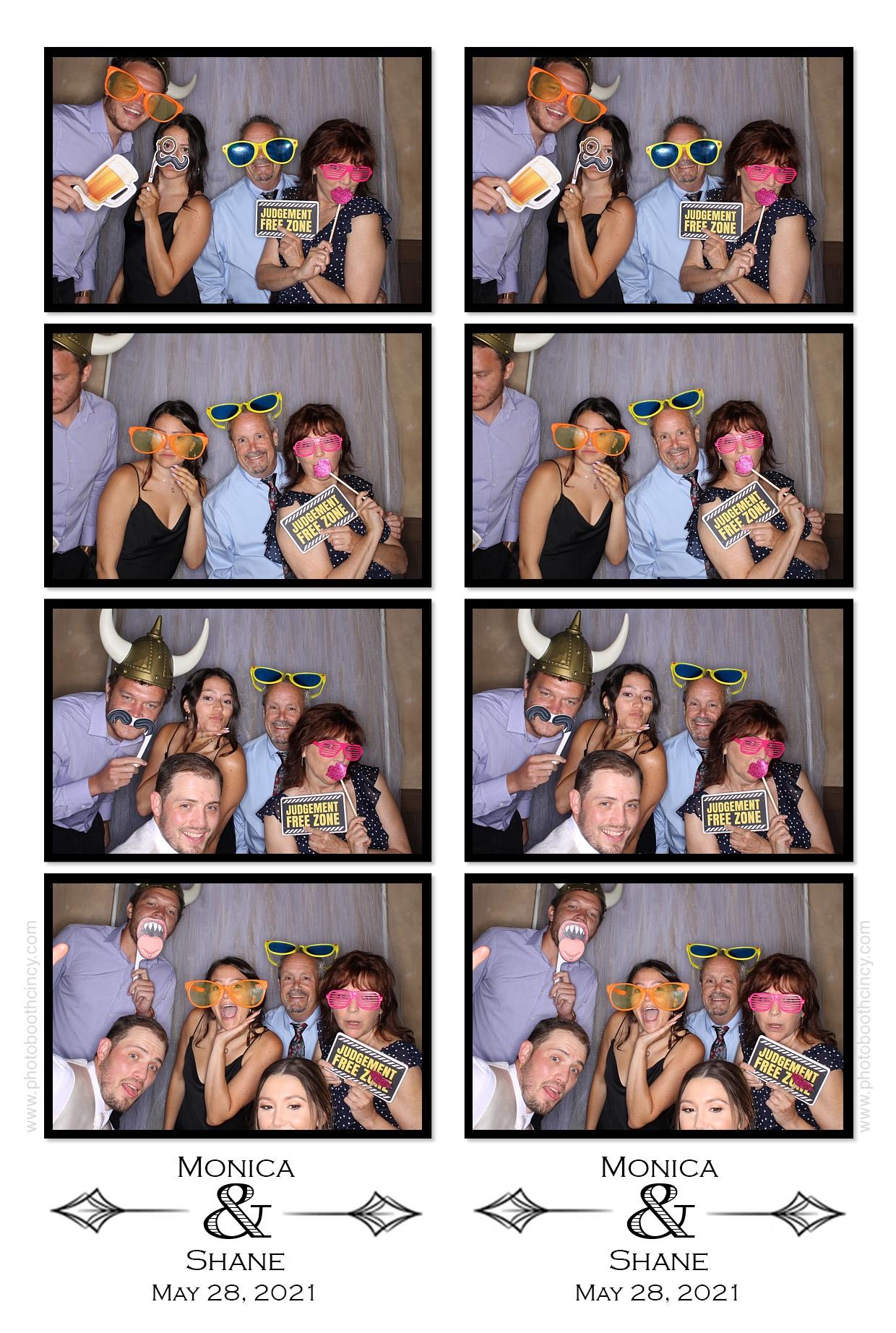 Monica & Shane | View more photos from the event at gallery.photoboothcincy.com/u/PhotoBoothCincy/Monica-Shane