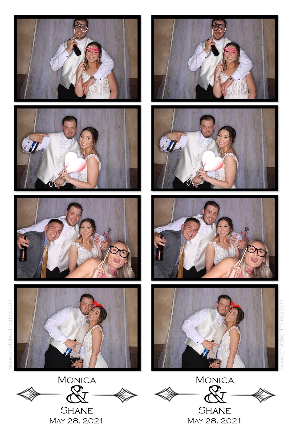 Monica & Shane | View more photos from the event at gallery.photoboothcincy.com/u/PhotoBoothCincy/Monica-Shane