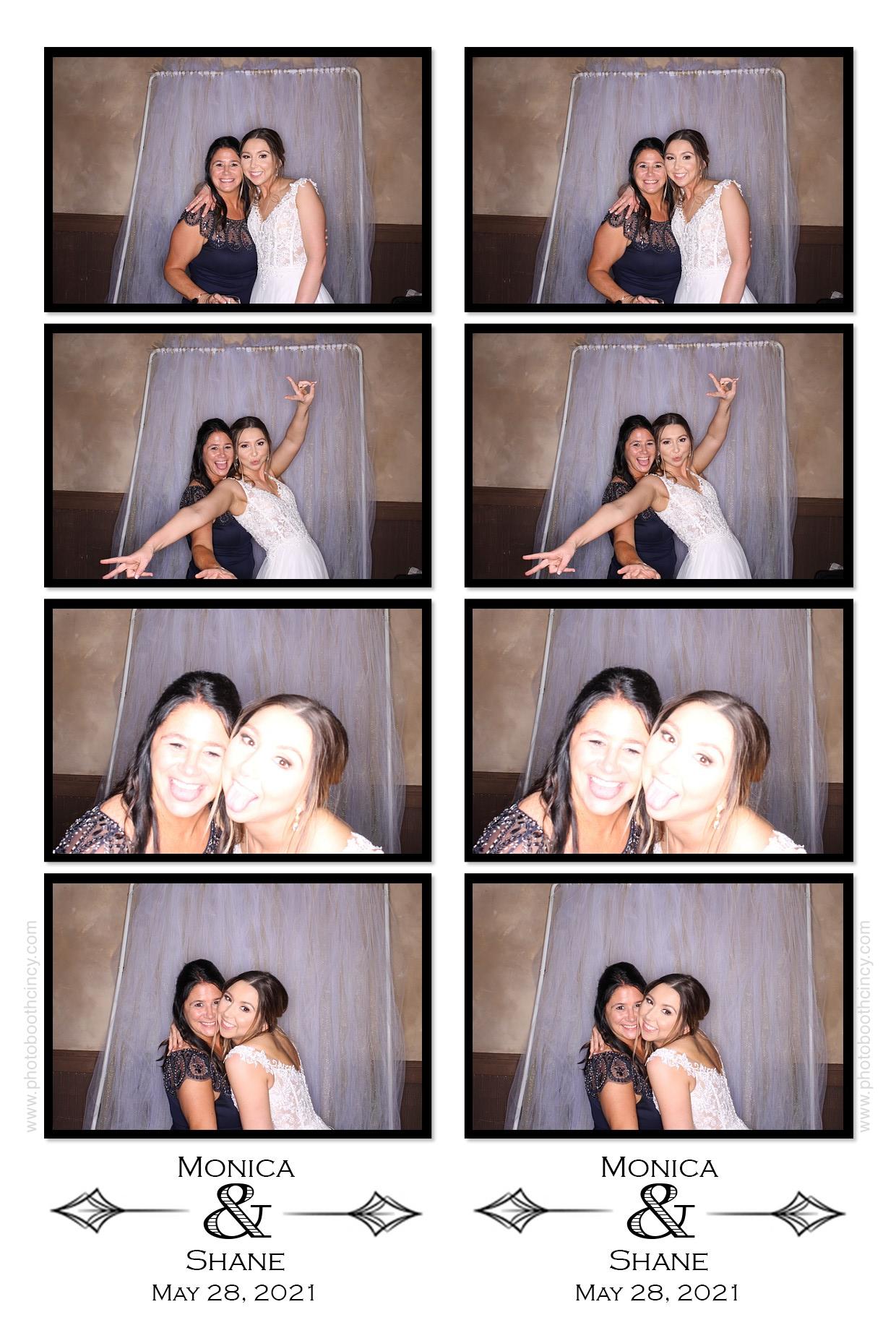 Monica & Shane | View more photos from the event at gallery.photoboothcincy.com/u/PhotoBoothCincy/Monica-Shane