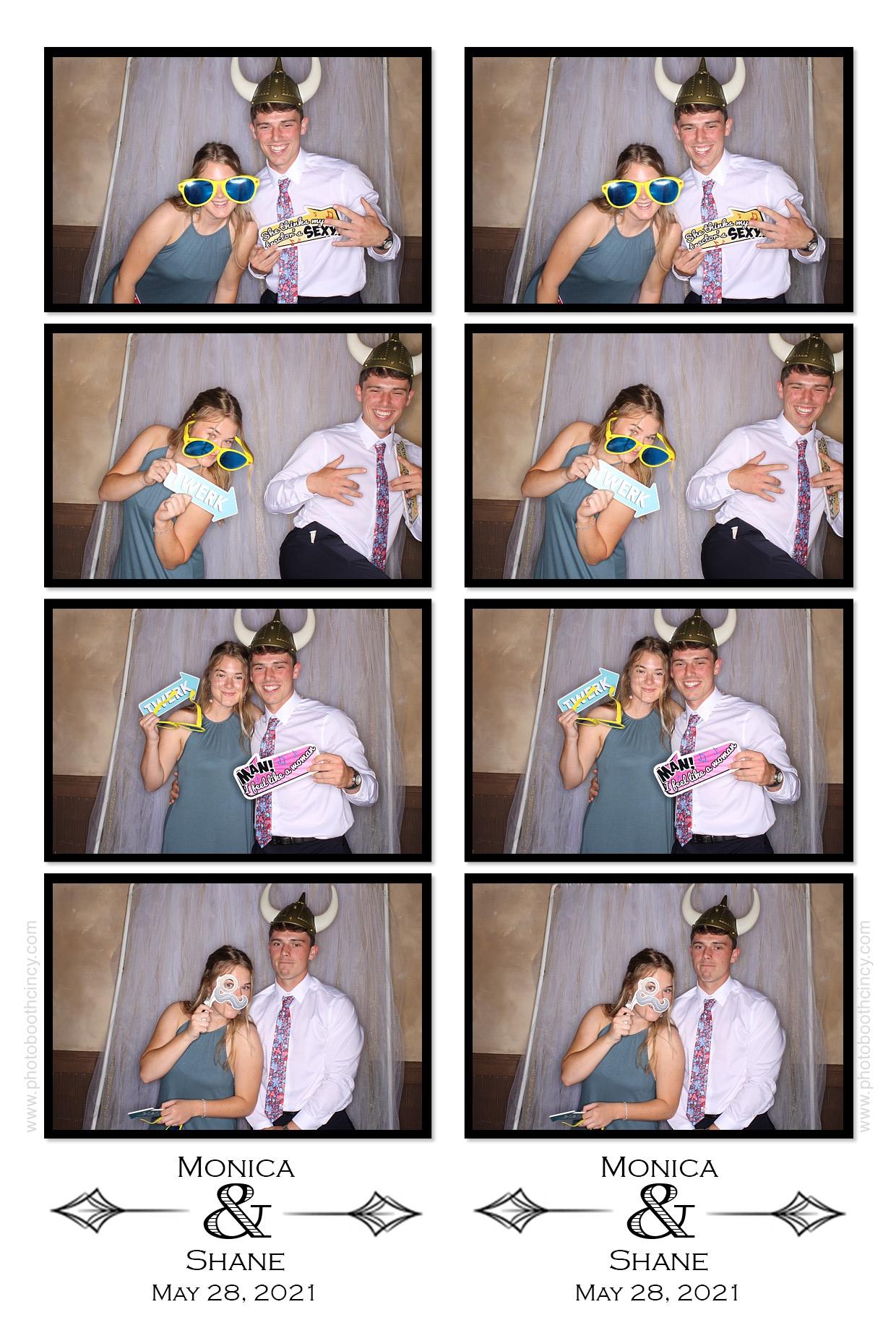 Monica & Shane | View more photos from the event at gallery.photoboothcincy.com/u/PhotoBoothCincy/Monica-Shane
