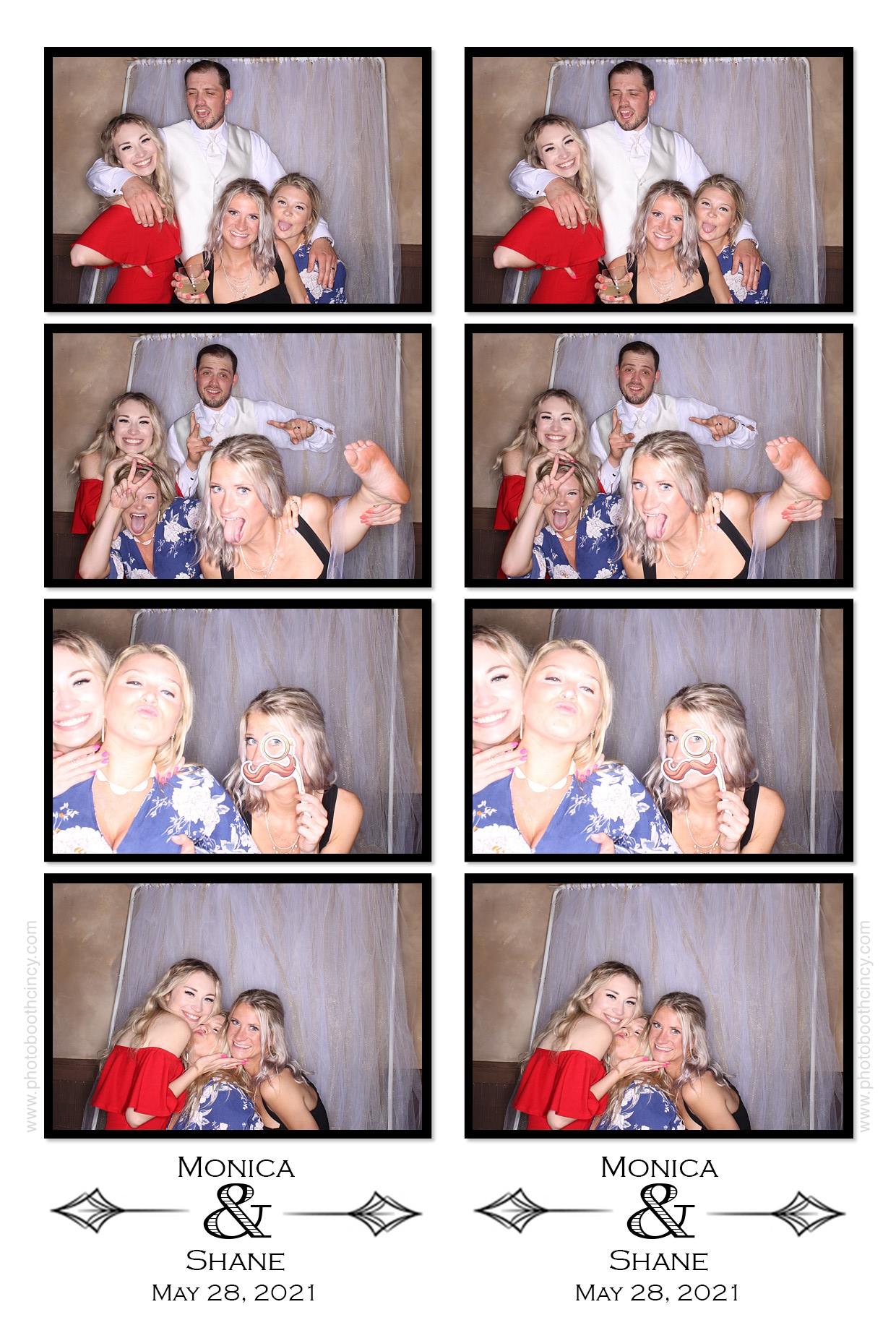 Monica & Shane | View more photos from the event at gallery.photoboothcincy.com/u/PhotoBoothCincy/Monica-Shane
