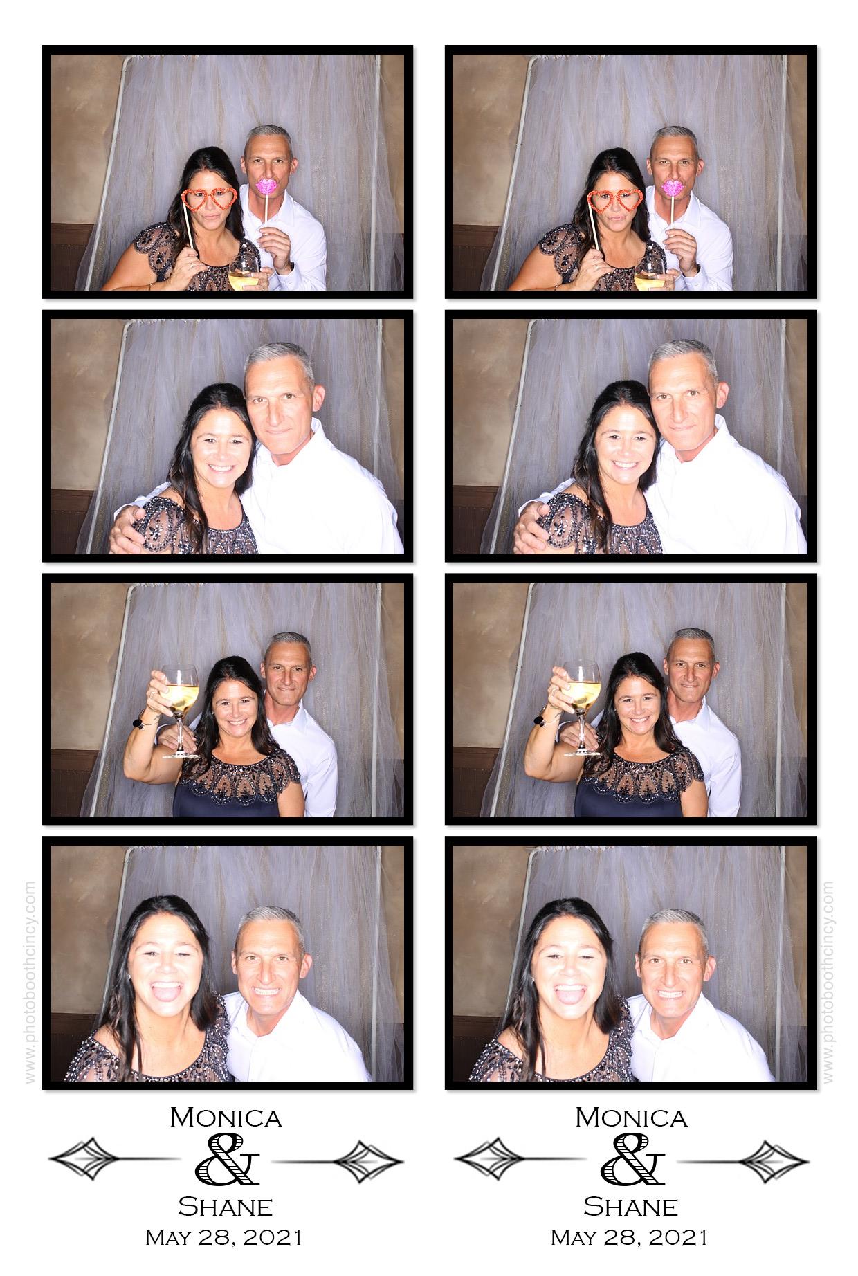 Monica & Shane | View more photos from the event at gallery.photoboothcincy.com/u/PhotoBoothCincy/Monica-Shane