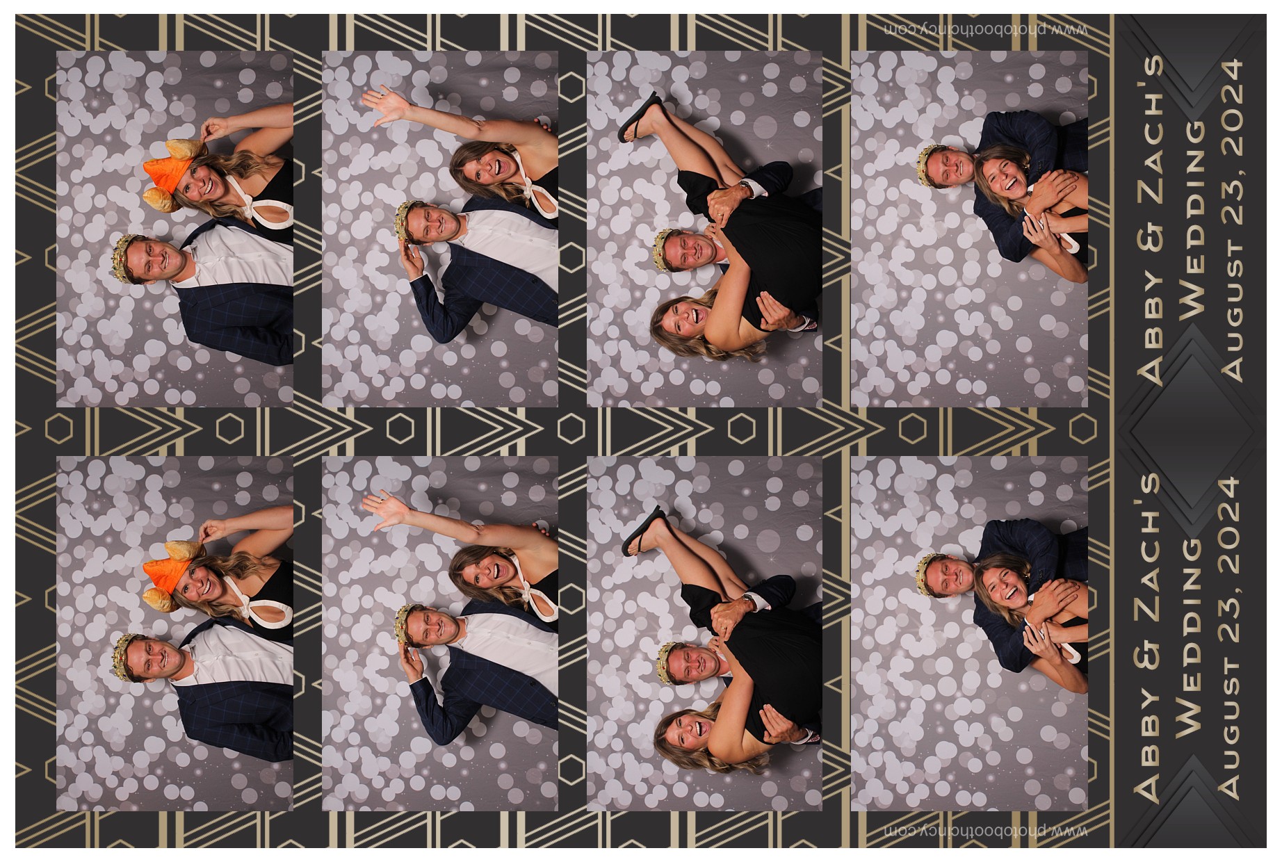 Abby & Zach  | View more photos from the event at gallery.photoboothcincy.com/u/PhotoBoothCincy/Abby-Zach