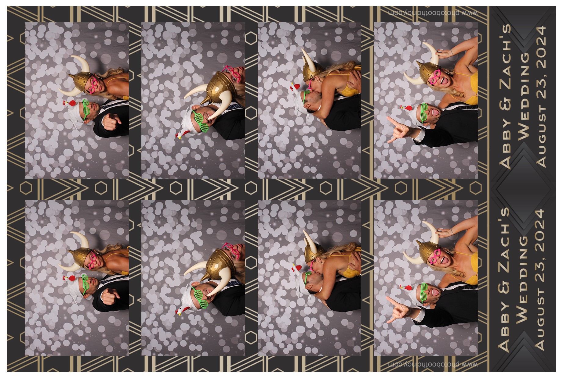 Abby & Zach  | View more photos from the event at gallery.photoboothcincy.com/u/PhotoBoothCincy/Abby-Zach