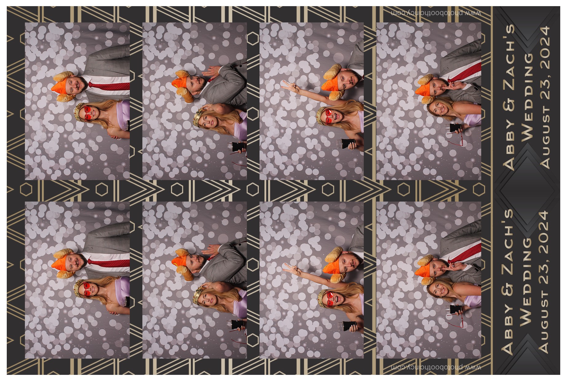 Abby & Zach  | View more photos from the event at gallery.photoboothcincy.com/u/PhotoBoothCincy/Abby-Zach