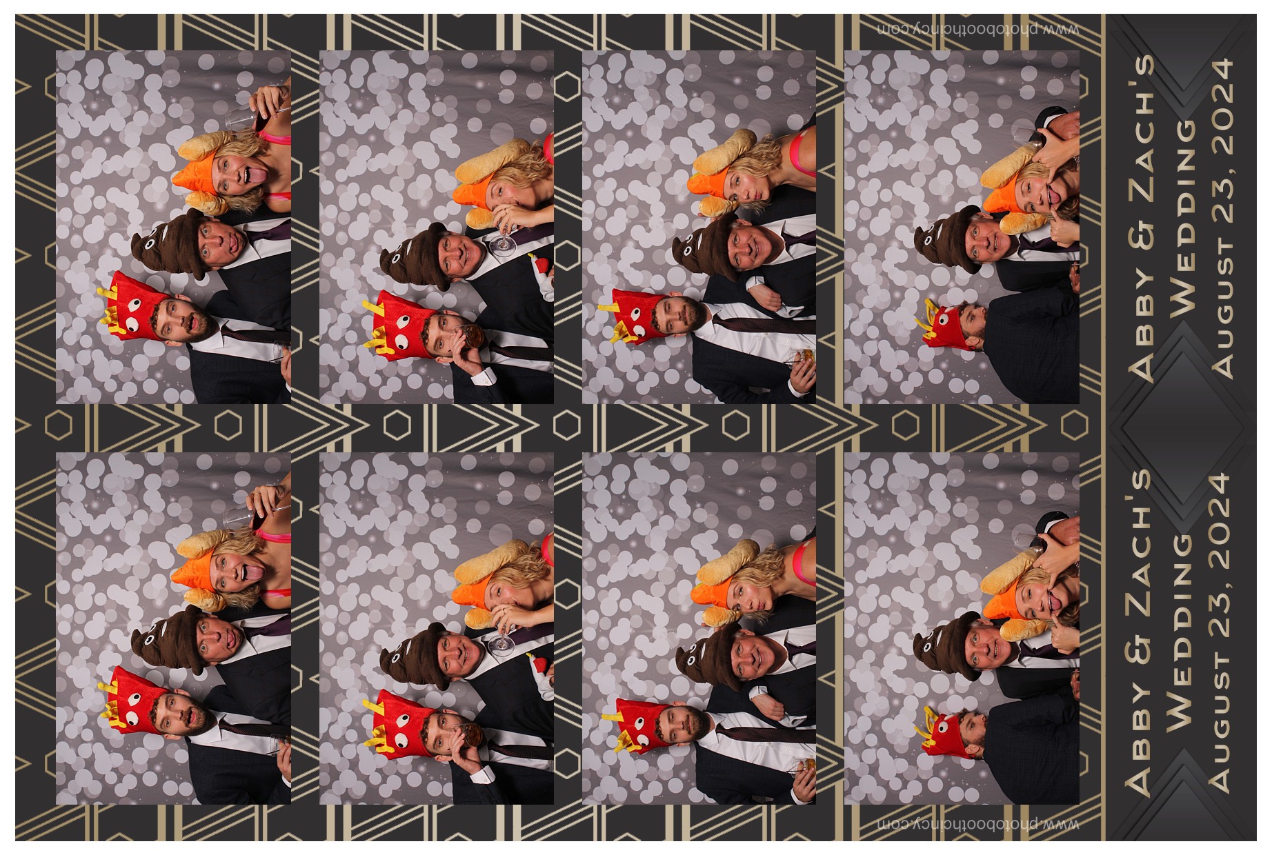 Abby & Zach  | View more photos from the event at gallery.photoboothcincy.com/u/PhotoBoothCincy/Abby-Zach