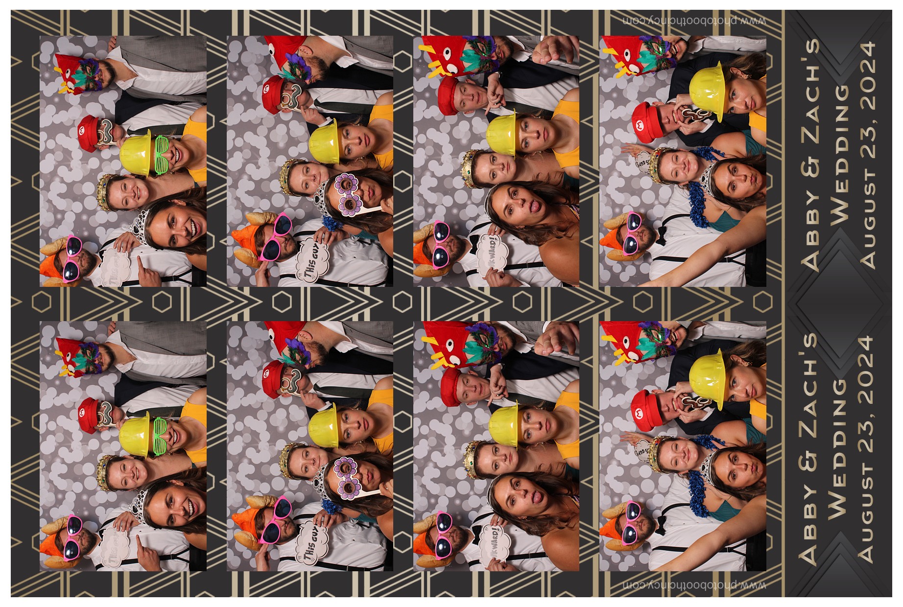 Abby & Zach  | View more photos from the event at gallery.photoboothcincy.com/u/PhotoBoothCincy/Abby-Zach
