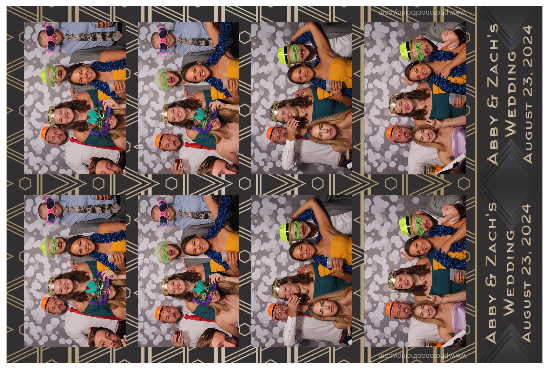 Abby & Zach  | View more photos from the event at gallery.photoboothcincy.com/u/PhotoBoothCincy/Abby-Zach