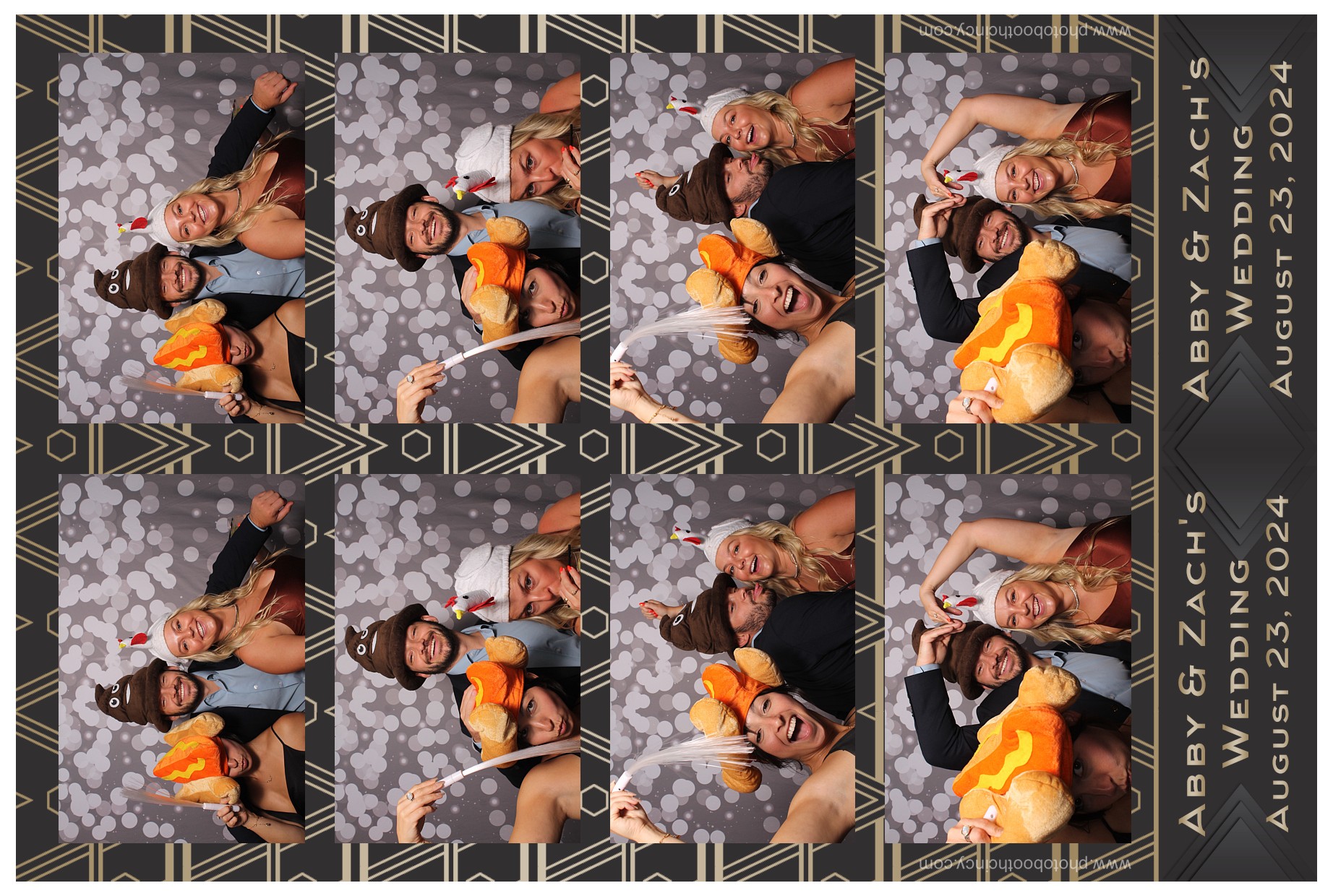 Abby & Zach  | View more photos from the event at gallery.photoboothcincy.com/u/PhotoBoothCincy/Abby-Zach