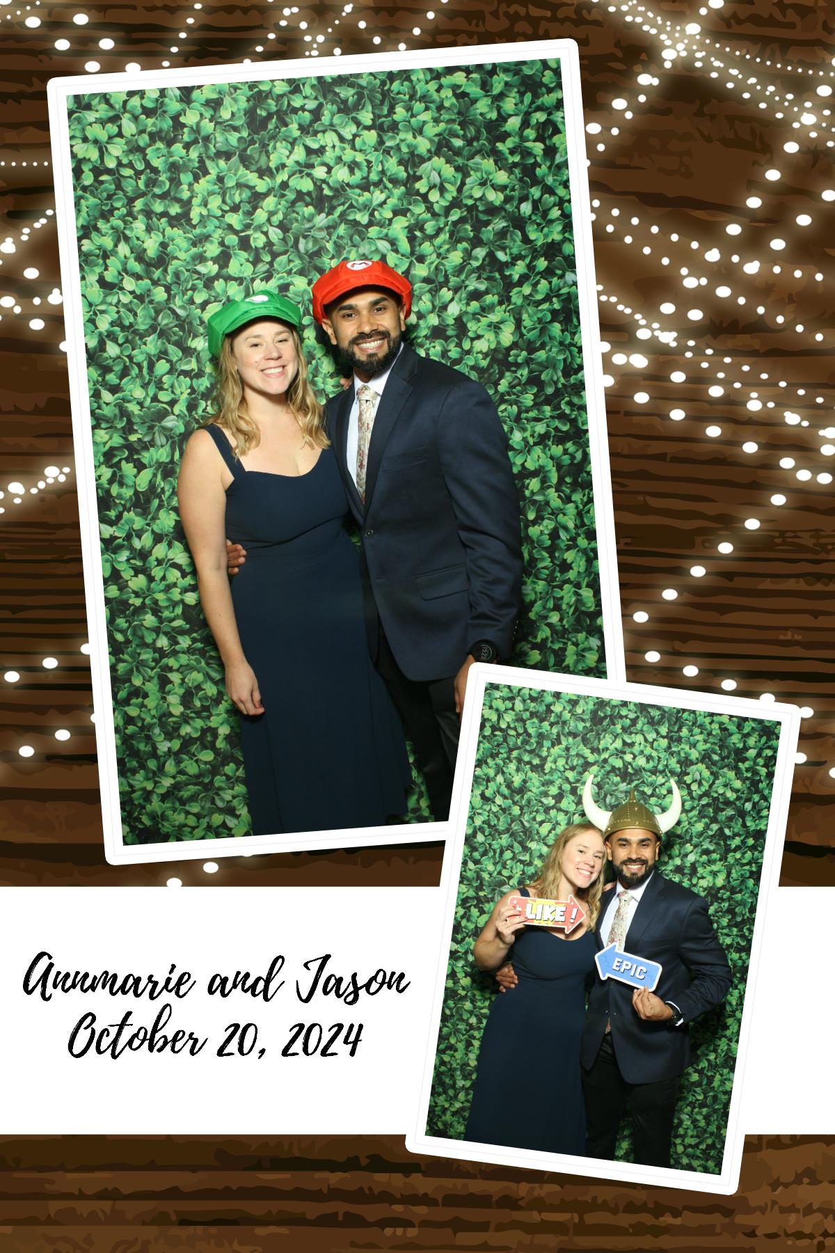 Annmarie & Jason | View more photos from the event at gallery.photoboothcincy.com/u/PhotoBoothCincy/Annmarie-Jason