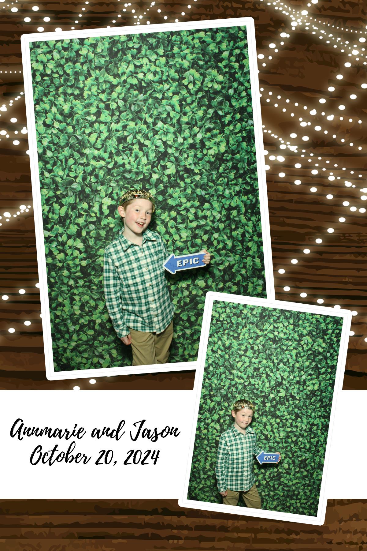 Annmarie & Jason | View more photos from the event at gallery.photoboothcincy.com/u/PhotoBoothCincy/Annmarie-Jason
