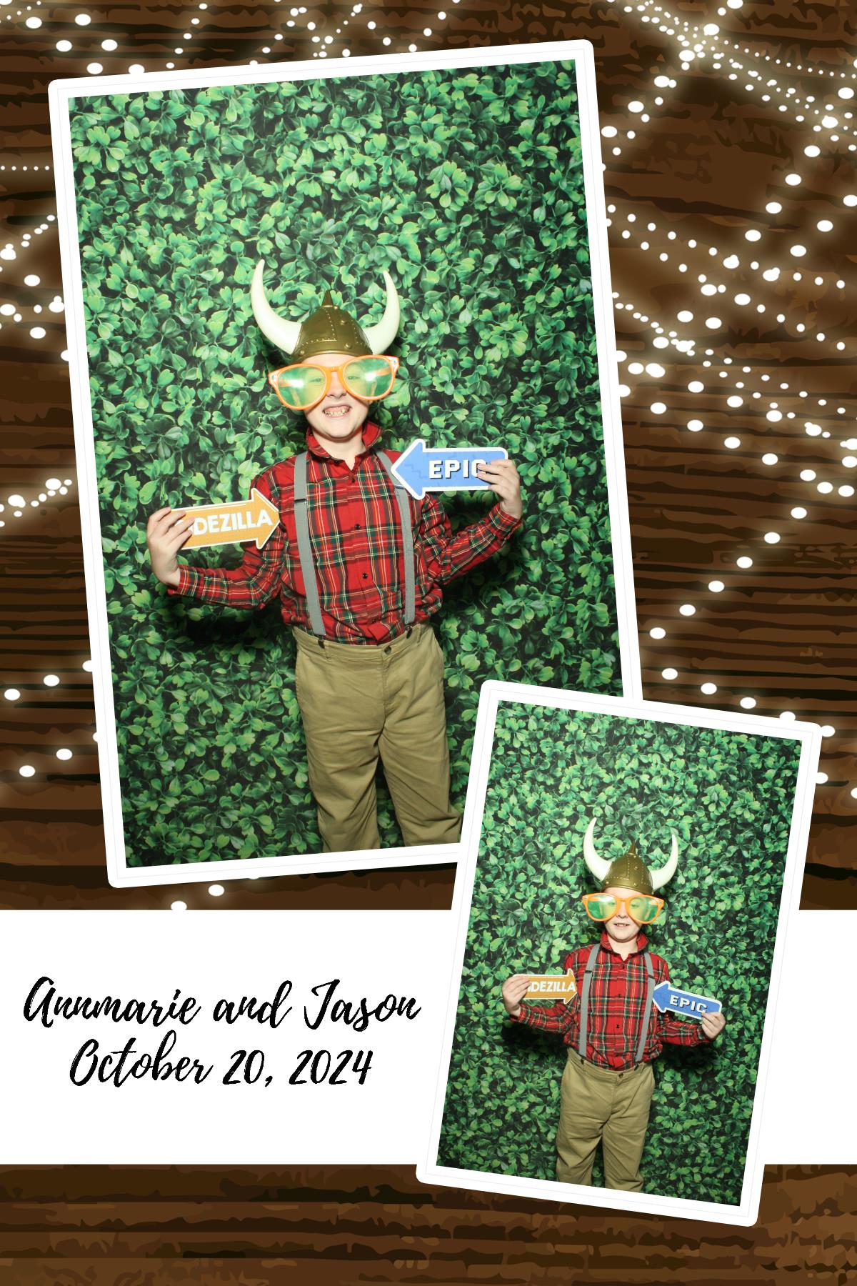 Annmarie & Jason | View more photos from the event at gallery.photoboothcincy.com/u/PhotoBoothCincy/Annmarie-Jason