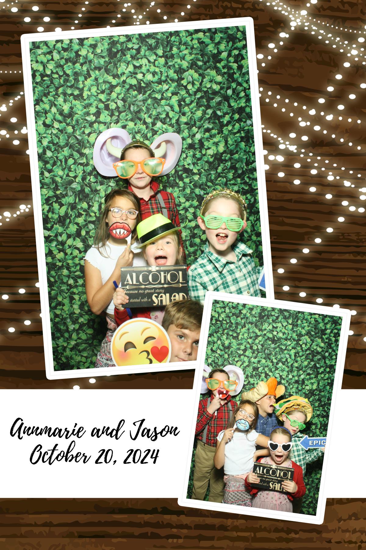 Annmarie & Jason | View more photos from the event at gallery.photoboothcincy.com/u/PhotoBoothCincy/Annmarie-Jason