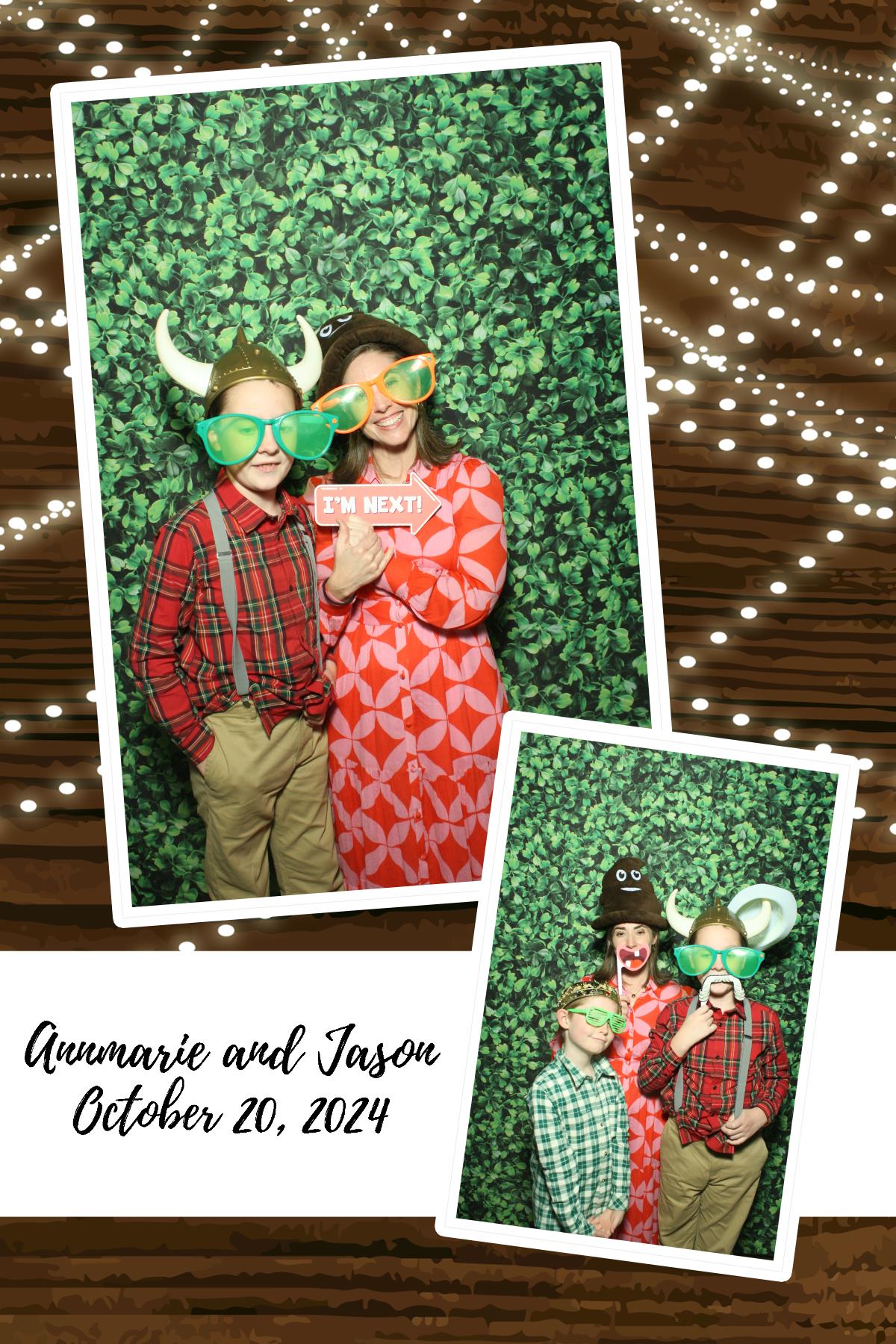 Annmarie & Jason | View more photos from the event at gallery.photoboothcincy.com/u/PhotoBoothCincy/Annmarie-Jason