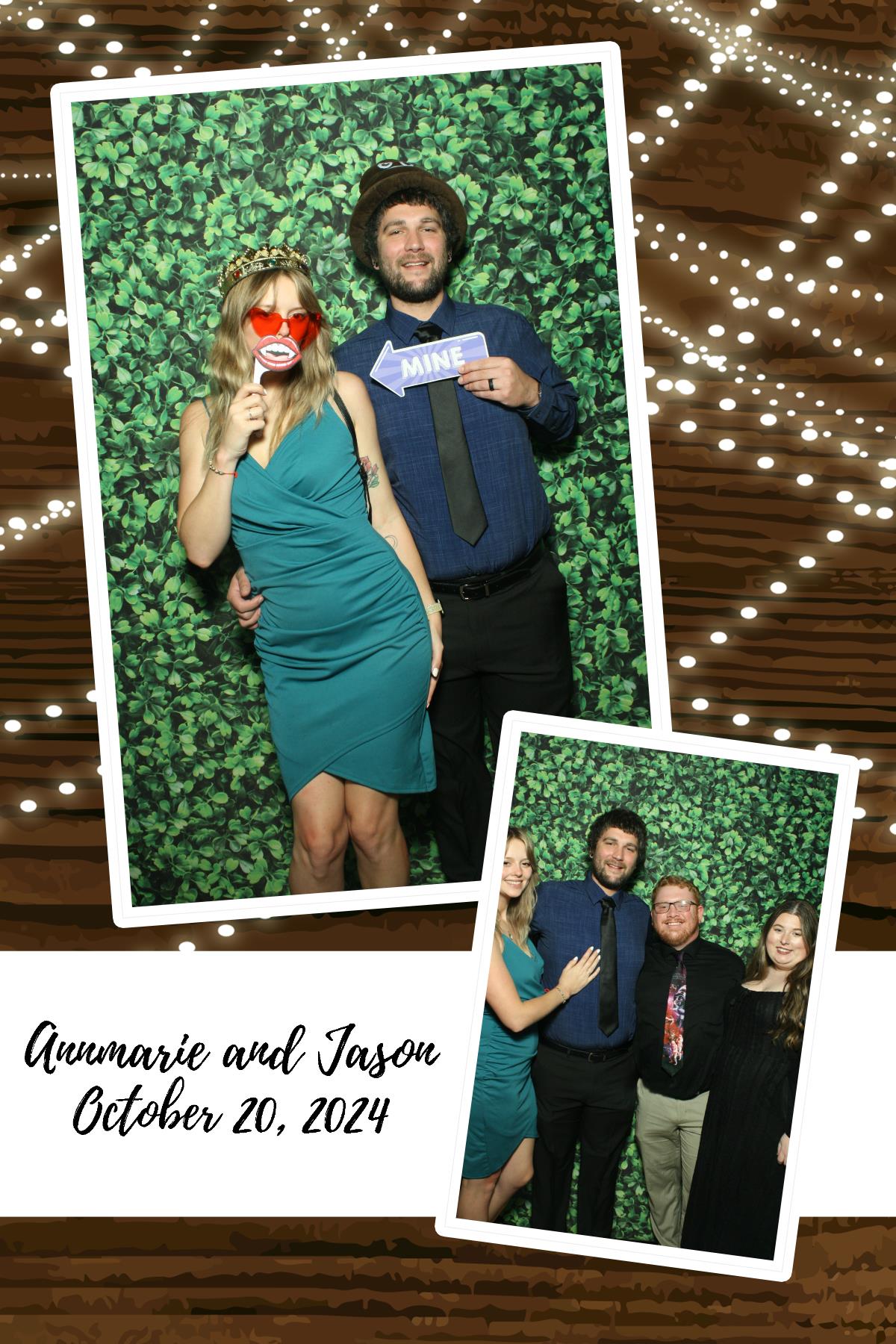 Annmarie & Jason | View more photos from the event at gallery.photoboothcincy.com/u/PhotoBoothCincy/Annmarie-Jason
