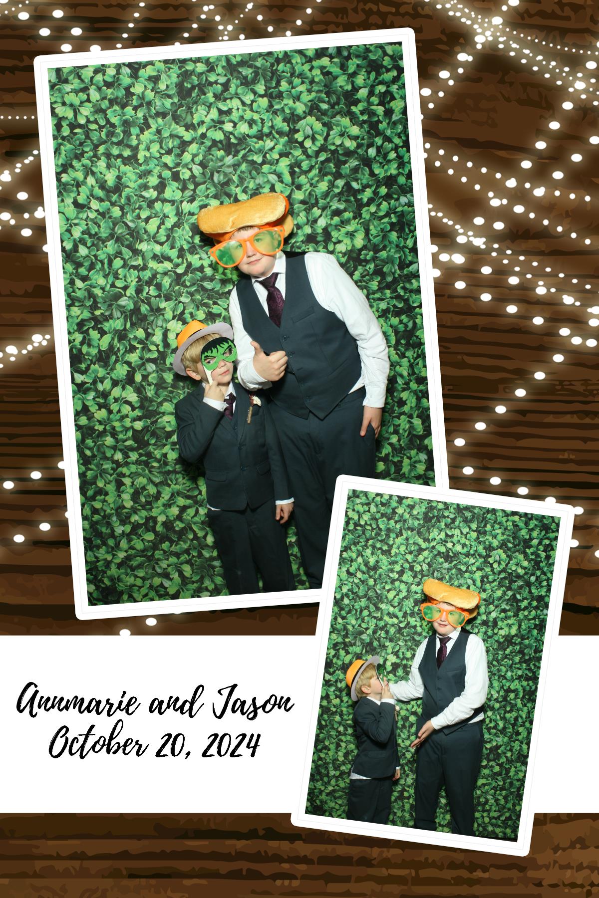 Annmarie & Jason | View more photos from the event at gallery.photoboothcincy.com/u/PhotoBoothCincy/Annmarie-Jason