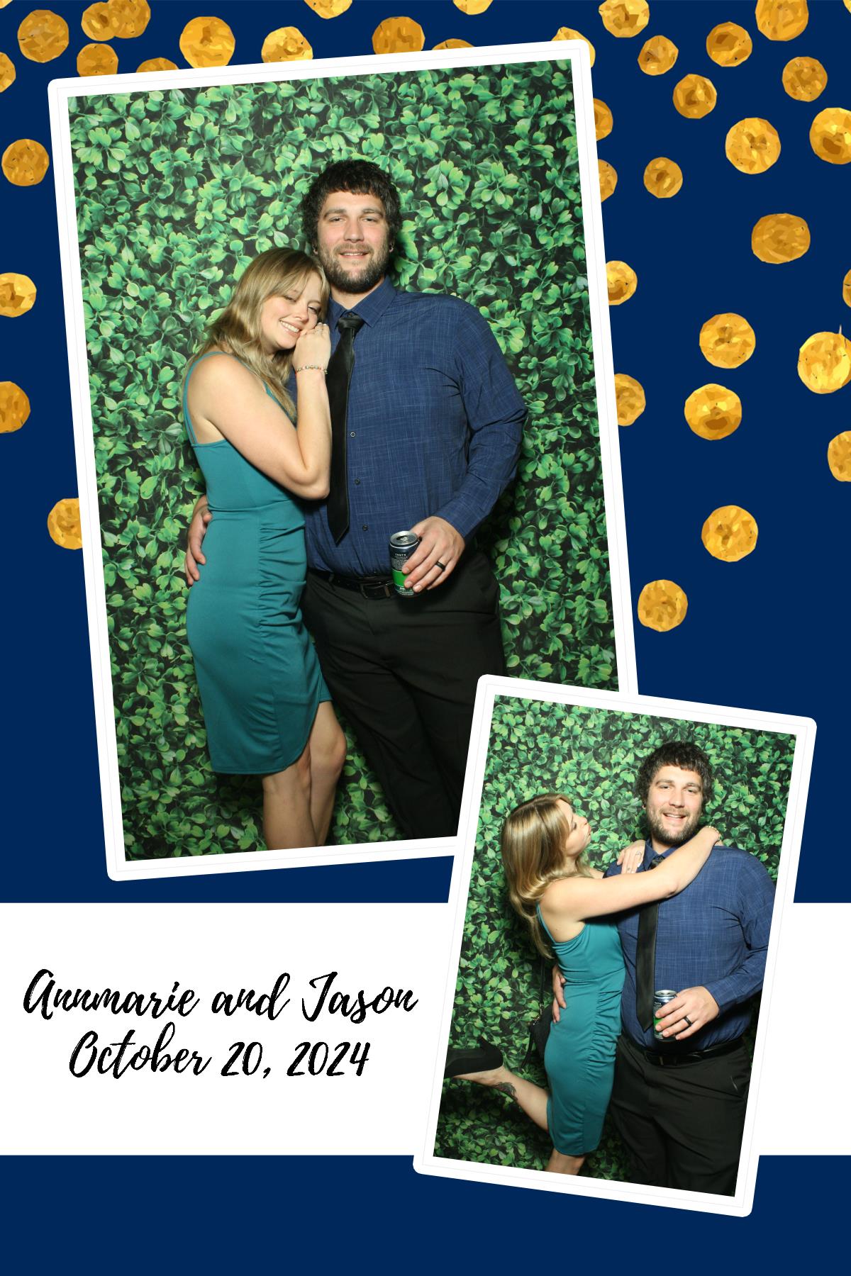 Annmarie & Jason | View more photos from the event at gallery.photoboothcincy.com/u/PhotoBoothCincy/Annmarie-Jason