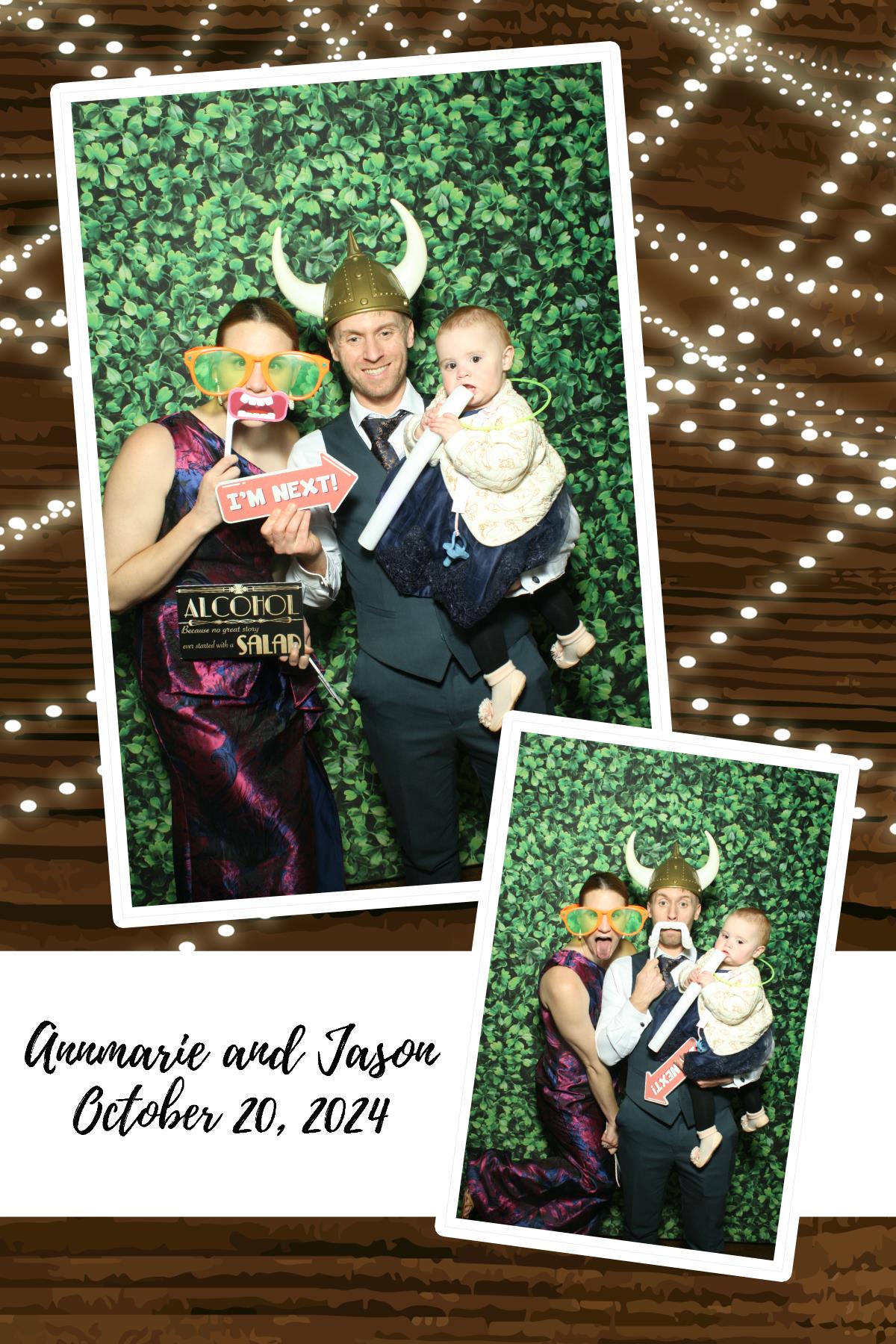 Annmarie & Jason | View more photos from the event at gallery.photoboothcincy.com/u/PhotoBoothCincy/Annmarie-Jason