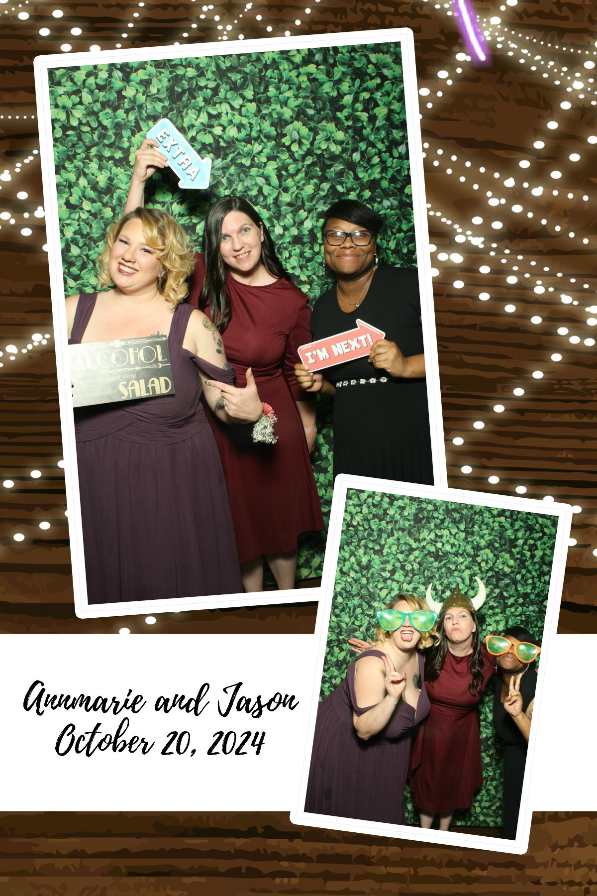 Annmarie & Jason | View more photos from the event at gallery.photoboothcincy.com/u/PhotoBoothCincy/Annmarie-Jason