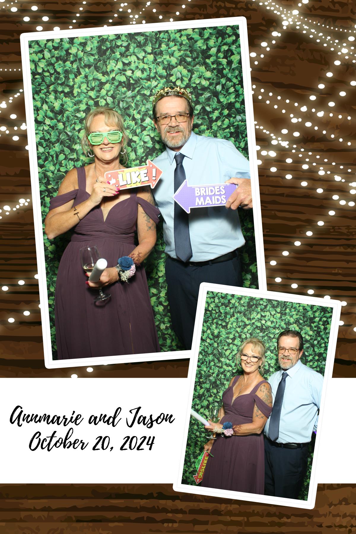 Annmarie & Jason | View more photos from the event at gallery.photoboothcincy.com/u/PhotoBoothCincy/Annmarie-Jason