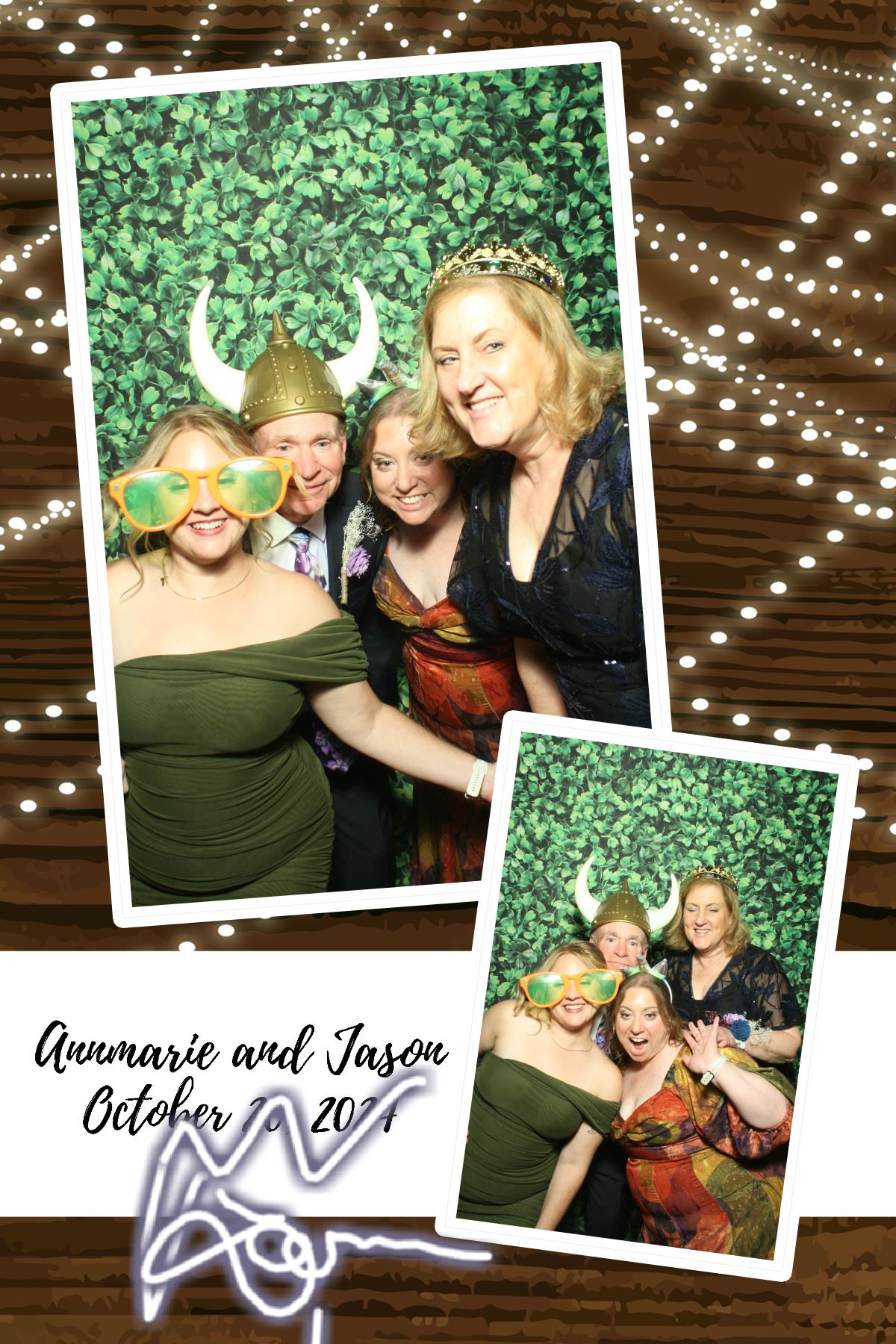 Annmarie & Jason | View more photos from the event at gallery.photoboothcincy.com/u/PhotoBoothCincy/Annmarie-Jason