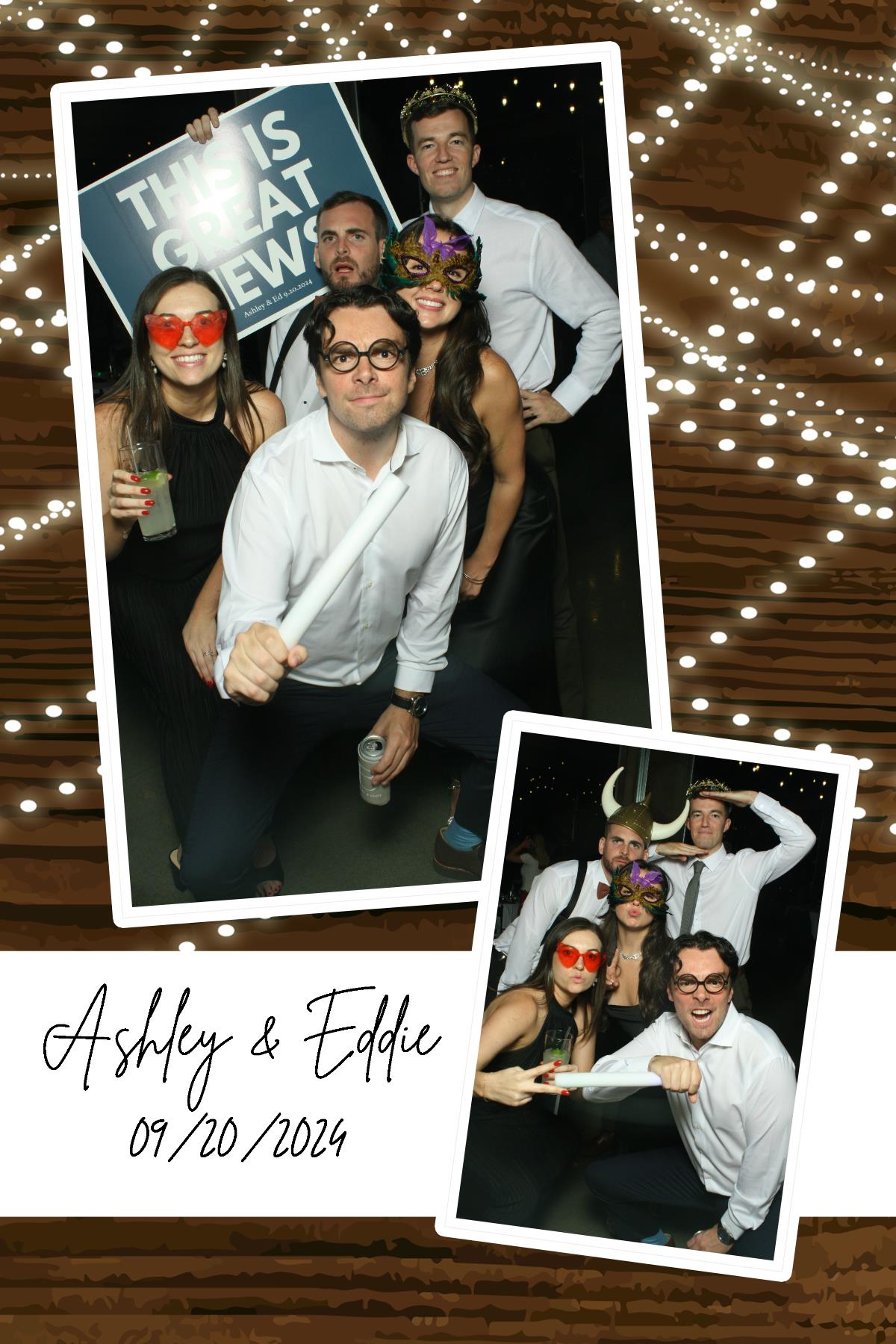 Ashley & Eddie | View more photos from the event at gallery.photoboothcincy.com/u/PhotoBoothCincy/Ashley-Eddie