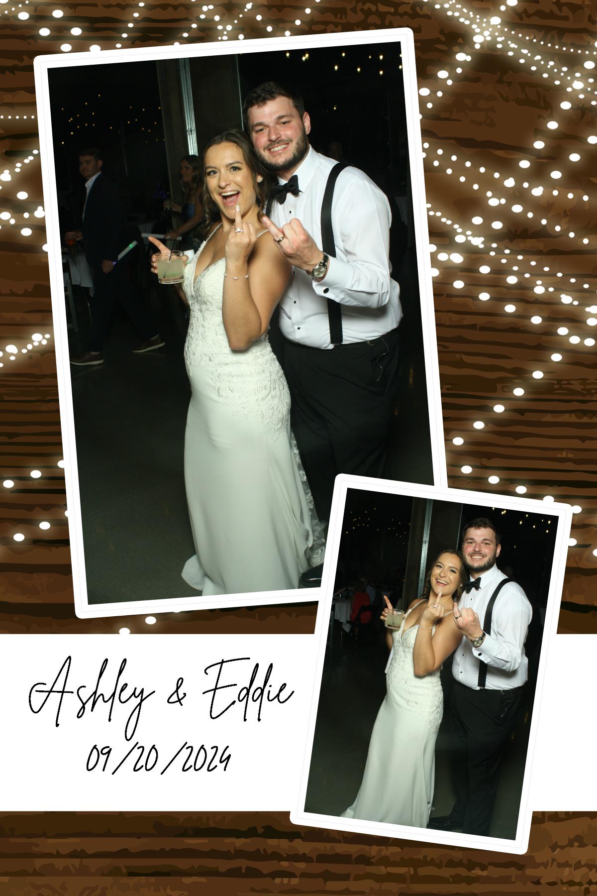 Ashley & Eddie | View more photos from the event at gallery.photoboothcincy.com/u/PhotoBoothCincy/Ashley-Eddie