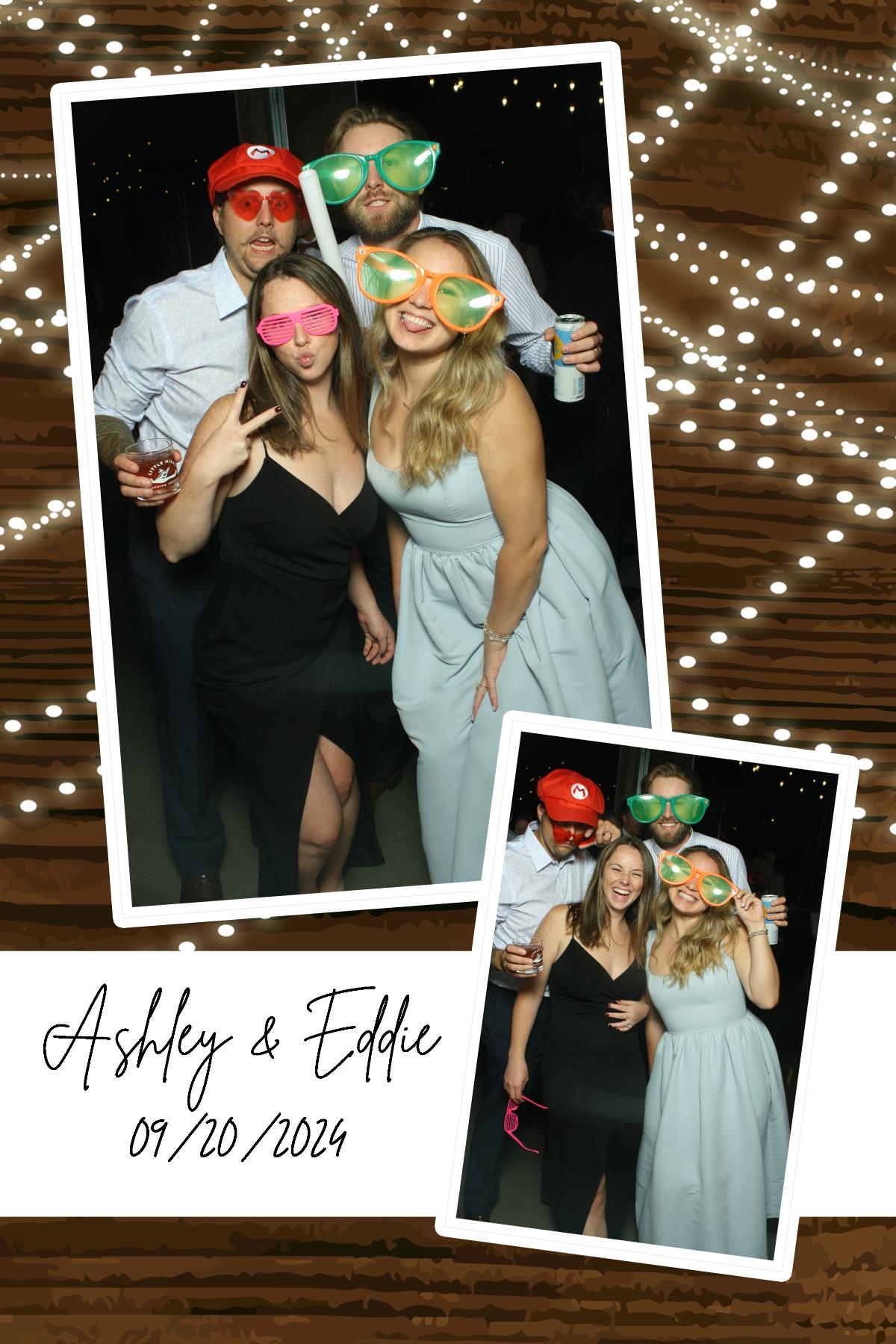 Ashley & Eddie | View more photos from the event at gallery.photoboothcincy.com/u/PhotoBoothCincy/Ashley-Eddie