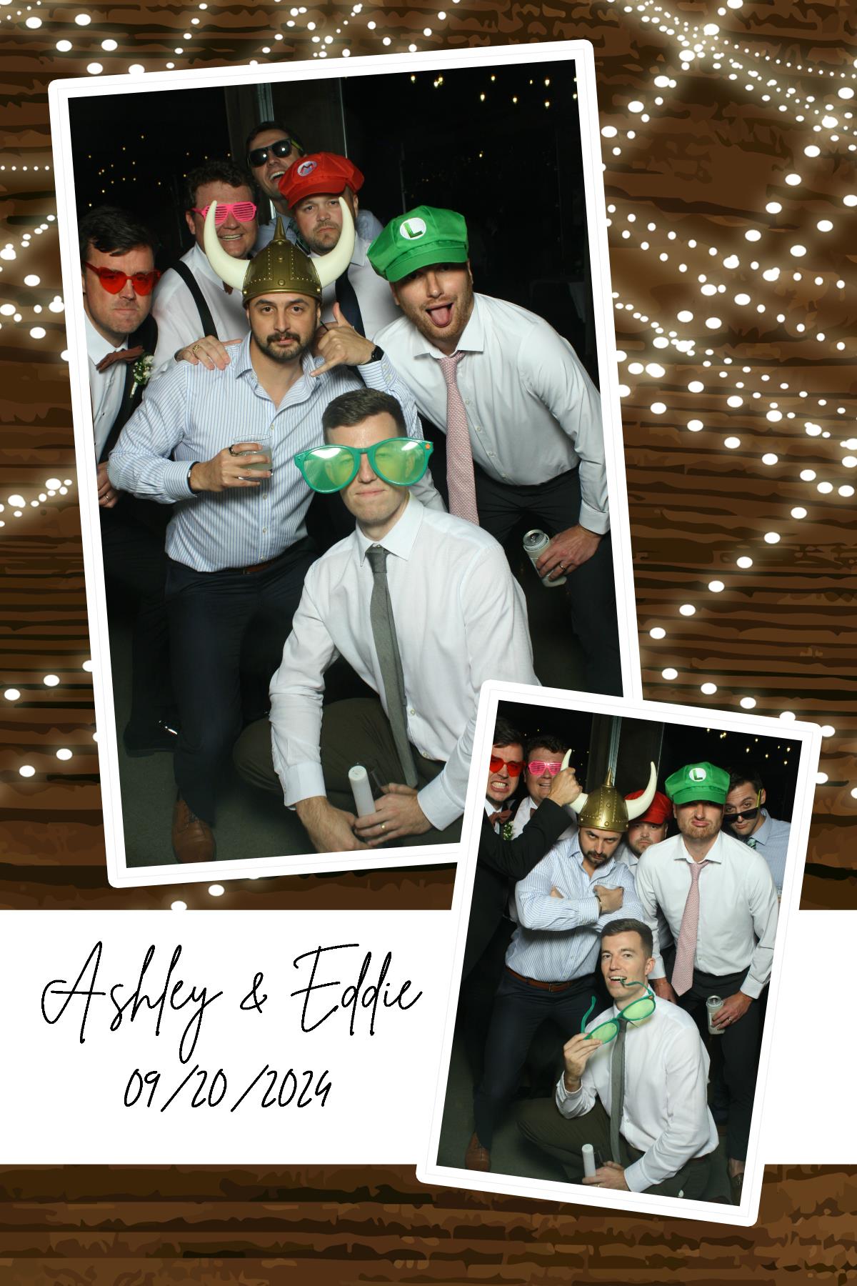 Ashley & Eddie | View more photos from the event at gallery.photoboothcincy.com/u/PhotoBoothCincy/Ashley-Eddie