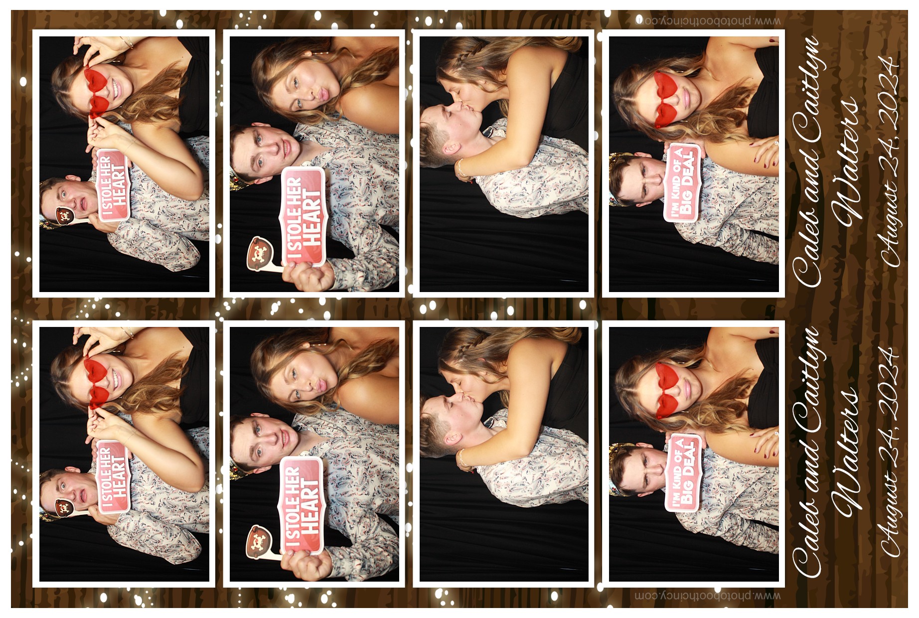 Caitlyn and Caleb | View more photos from the event at gallery.photoboothcincy.com/u/PhotoBoothCincy/Caitlyn-and-Caleb